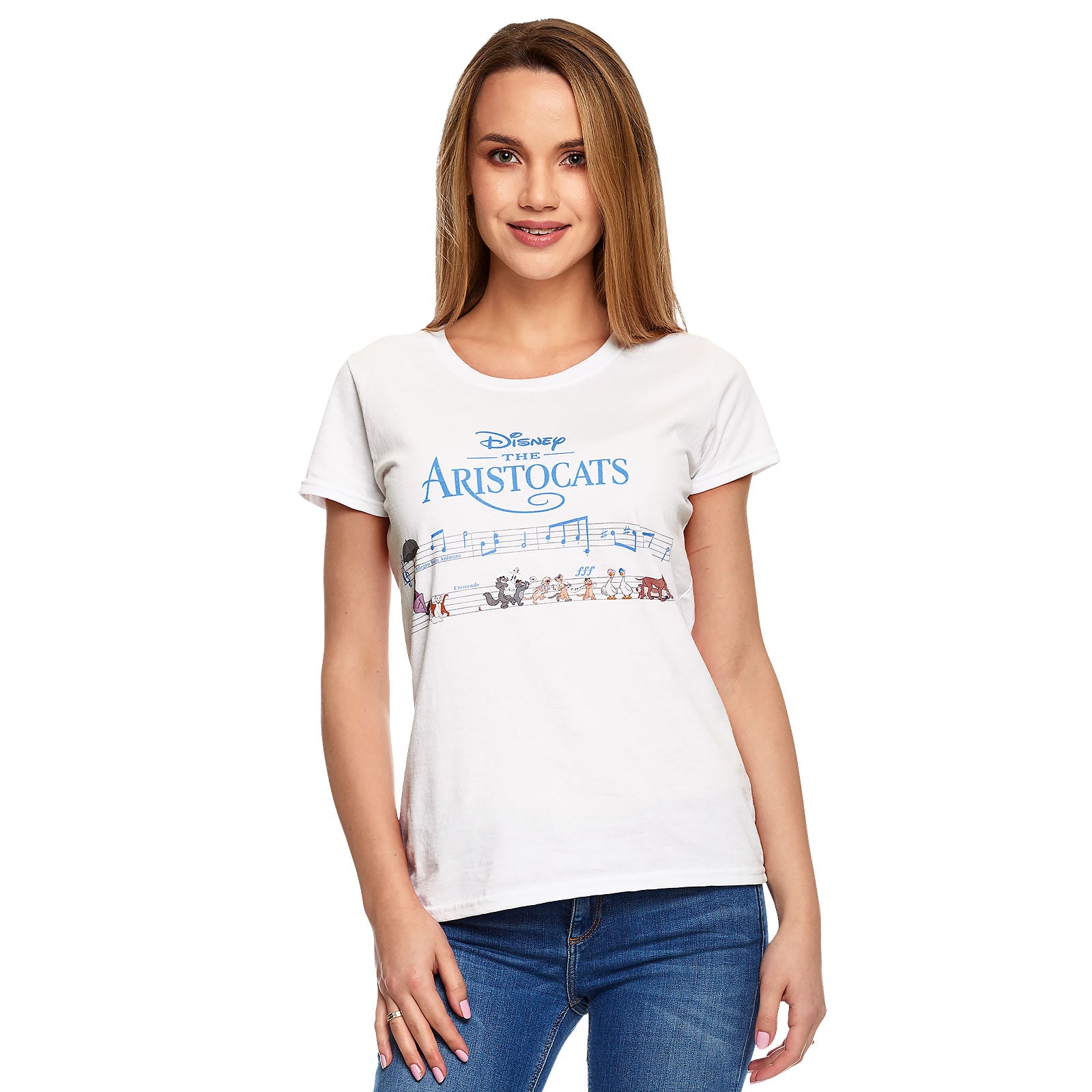 Product image Aristocats - Music T-Shirt Ladies White
