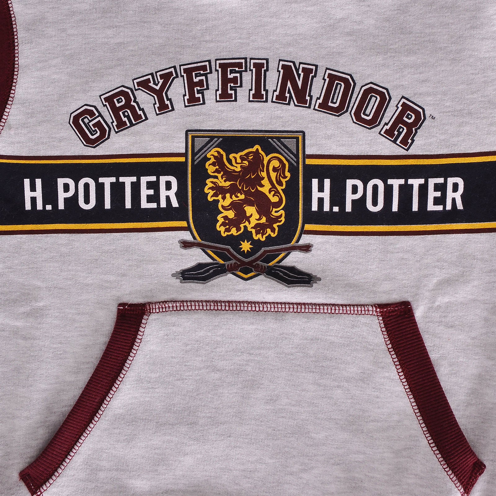 Product image Harry Potter - Gryffindor Children's Hoodie Grey-Red
