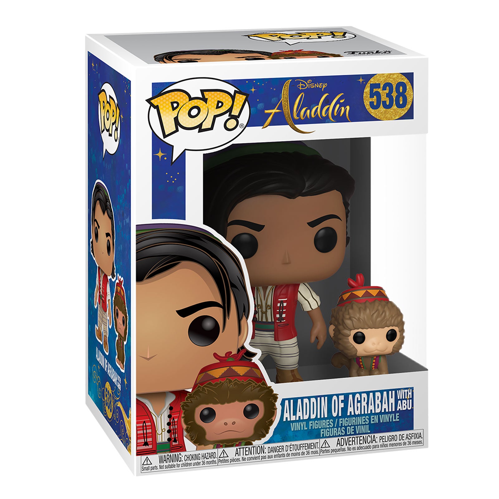 Product image Aladdin with Abu Funko Pop figure