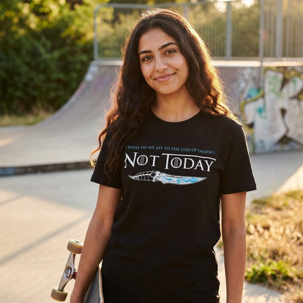 Product image Not Today T-Shirt for Game of Thrones Fans Black