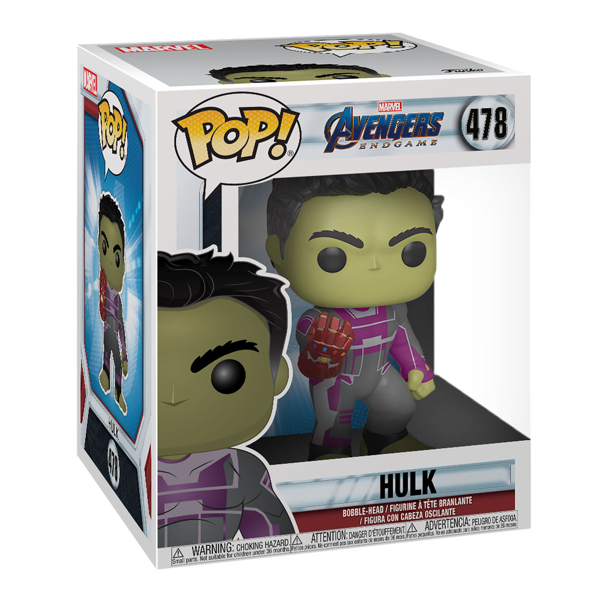 Product image Avengers - Hulk with Nano Gauntlet Endgame Funko Pop bobblehead figure 16 cm