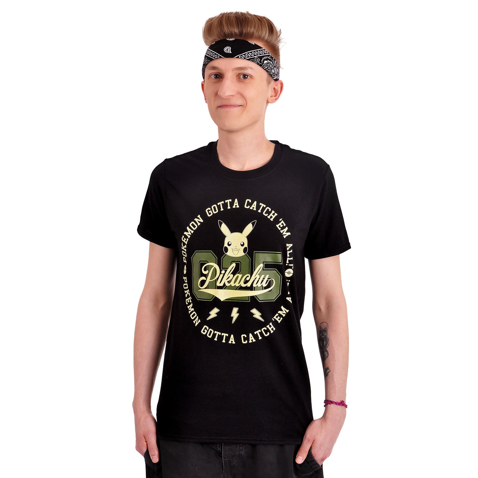 Product image Pokemon - Pikachu No. 025 T-Shirt Black