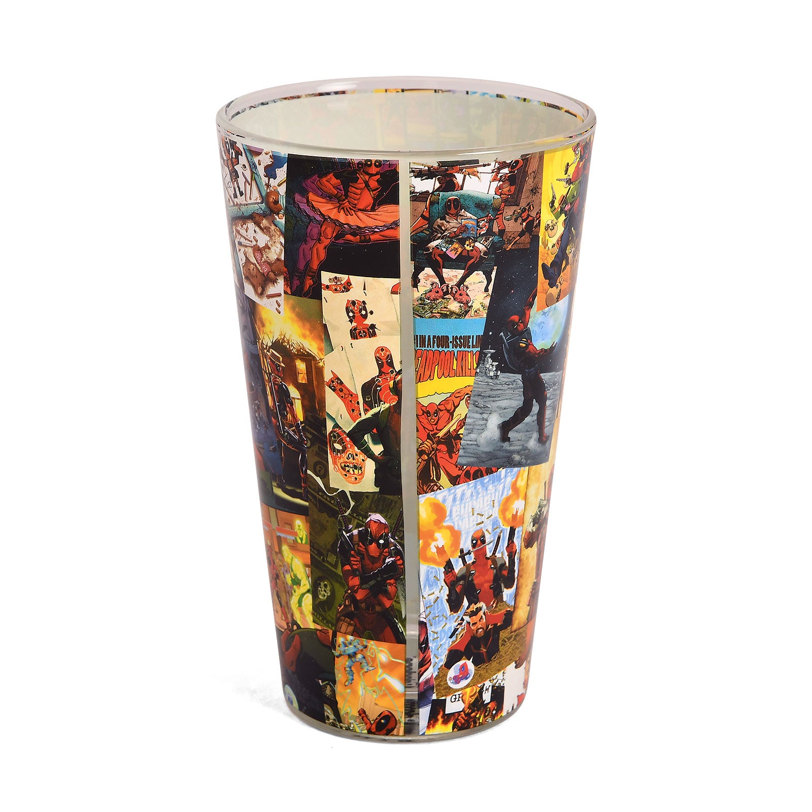 Product image Deadpool - Comic Collage Glass