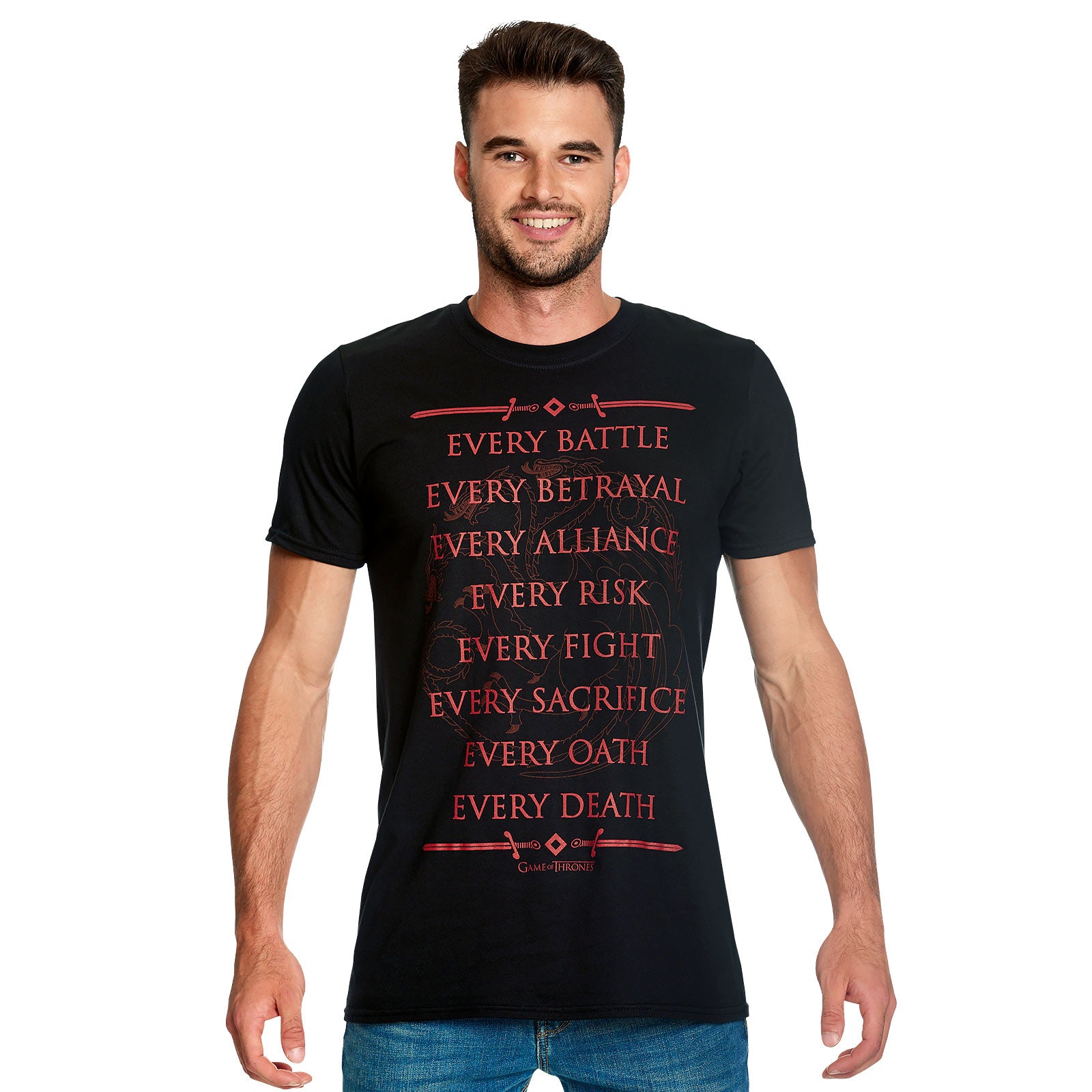Product image Targaryen For The Throne T-Shirt black - Game of Thrones