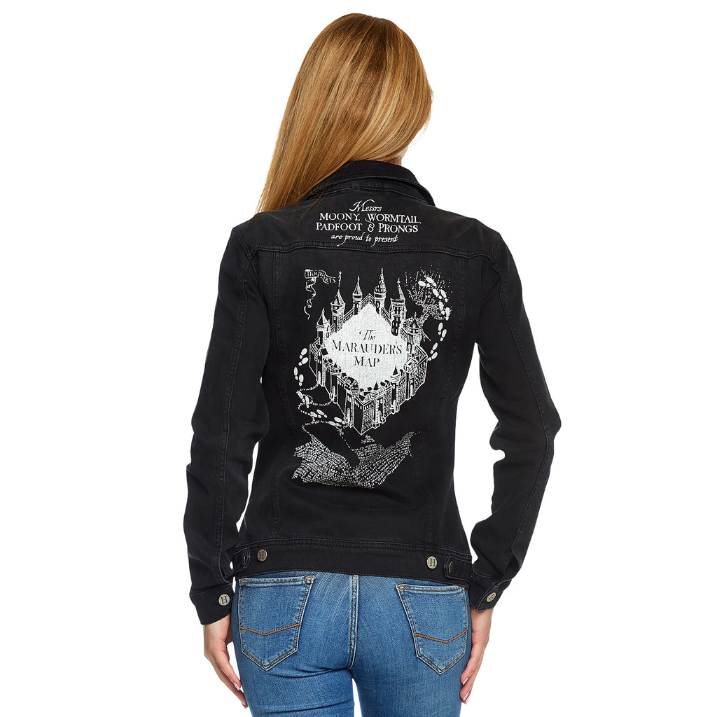 Product image Harry Potter - Marauder's Map Denim Jacket Women's black