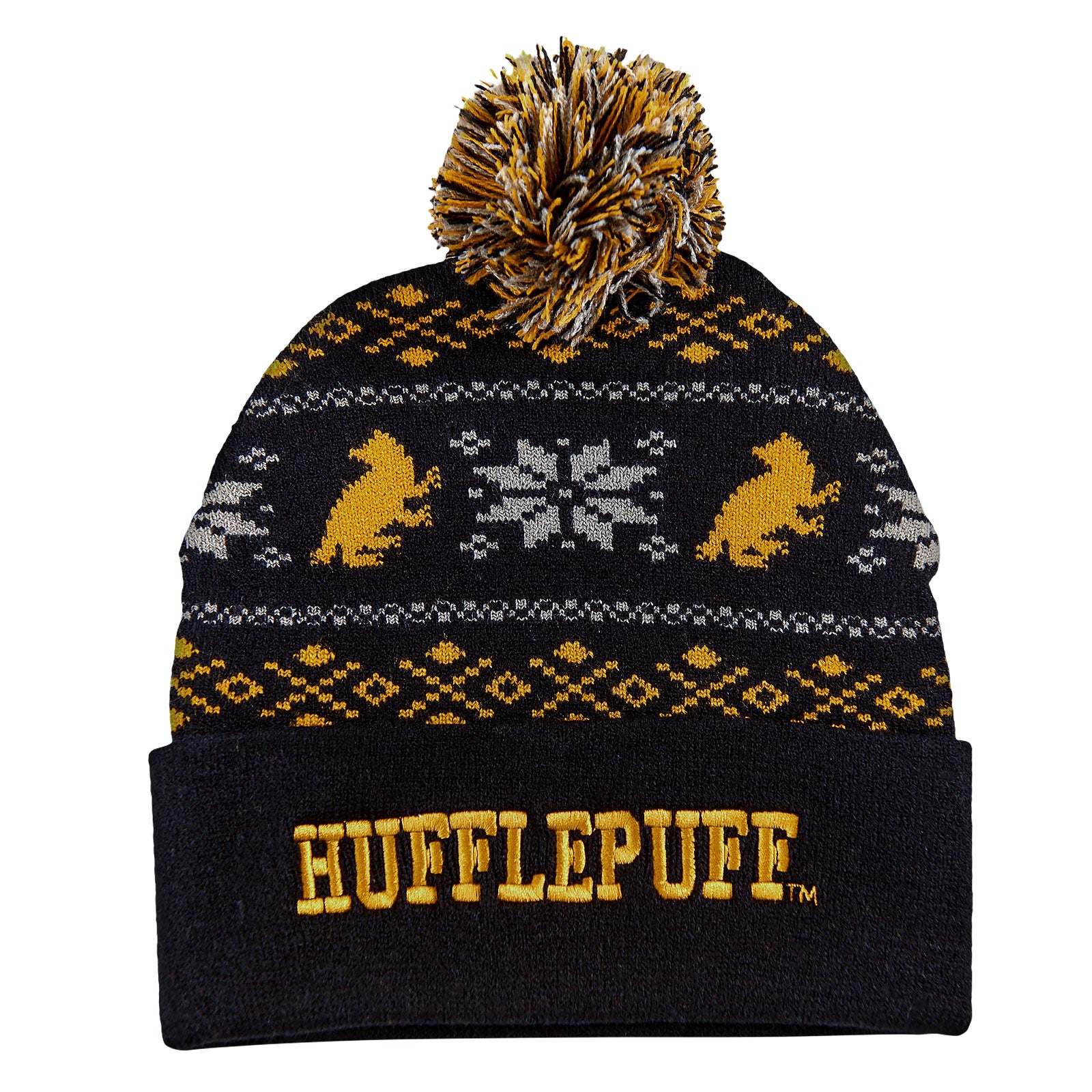 Product image Harry Potter - Hufflepuff Norwegian Hat Black
