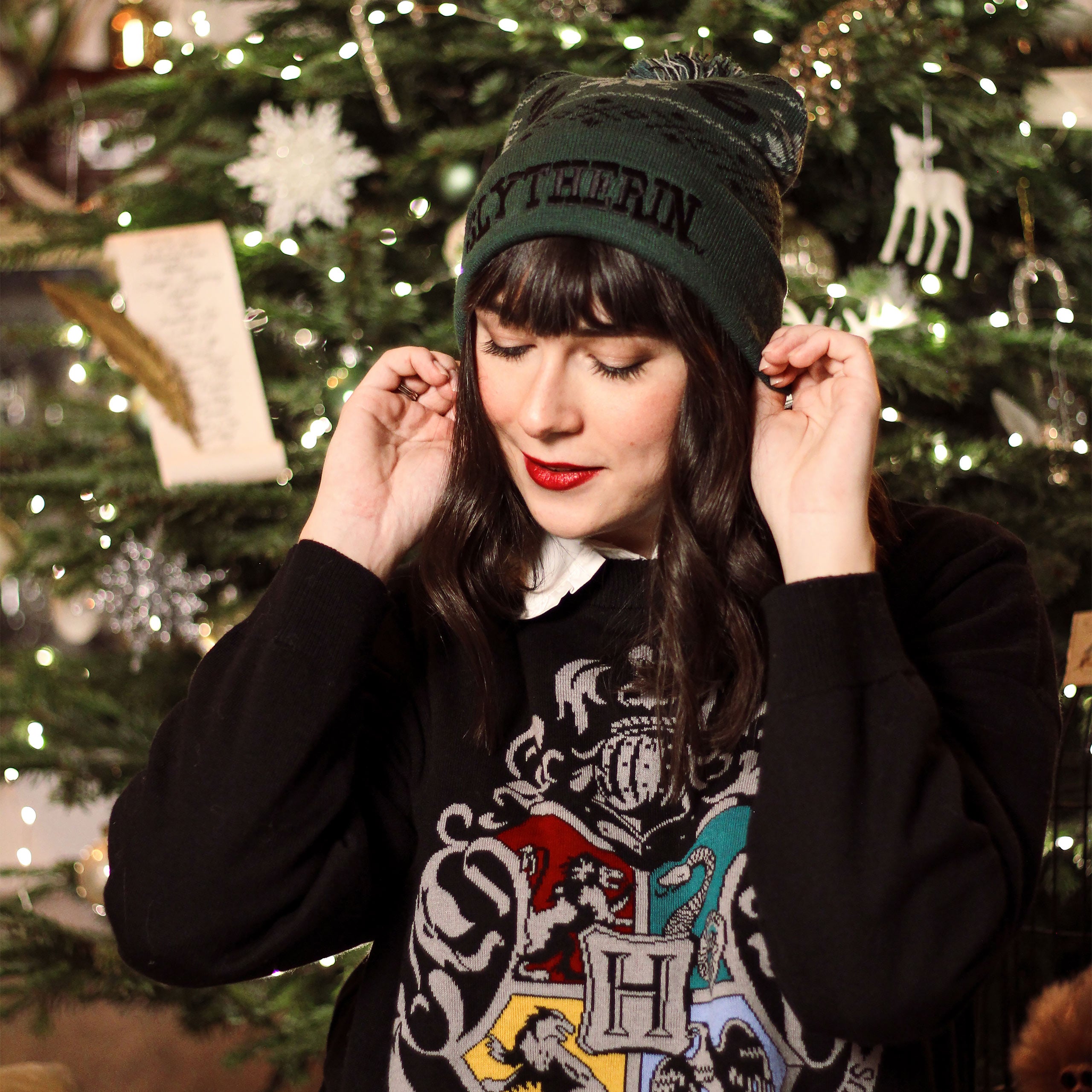 Product image Harry Potter - Slytherin Norwegian Hat Green