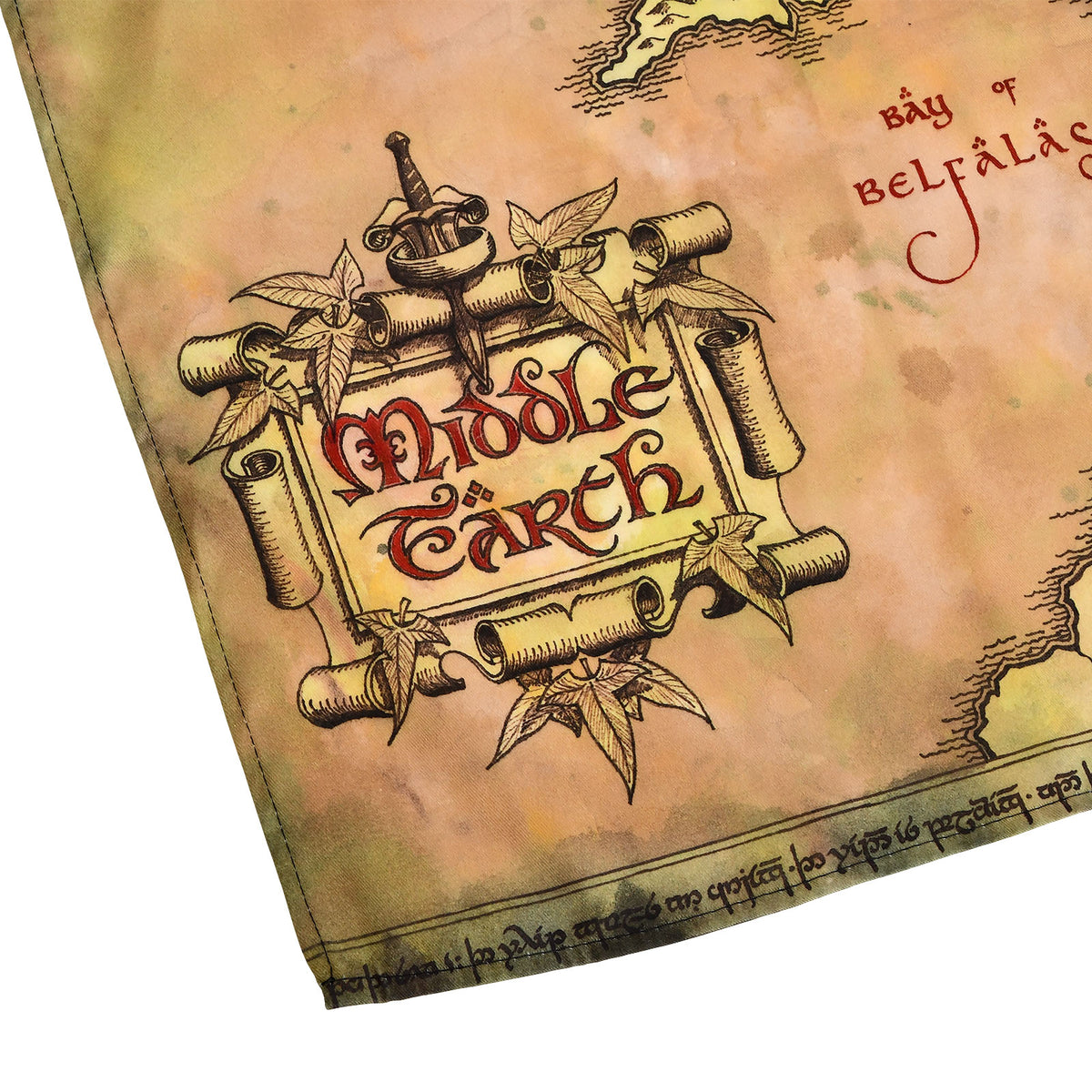 Product image The Lord of the Rings - Middle Earth Map Apron with Oven Glove