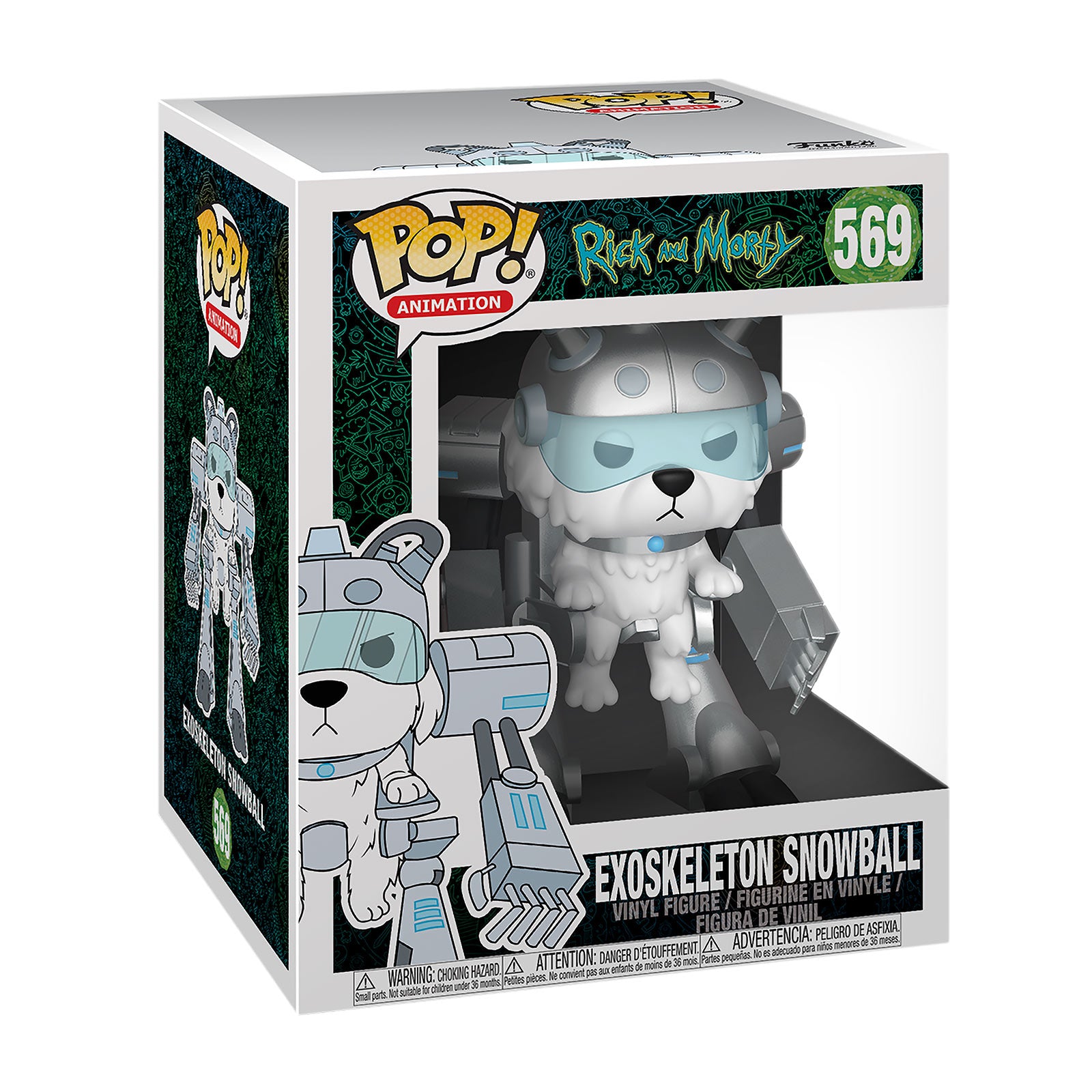 Product image Rick and Morty - Exoskeleton Snowball Funko Pop Figurine 14 cm