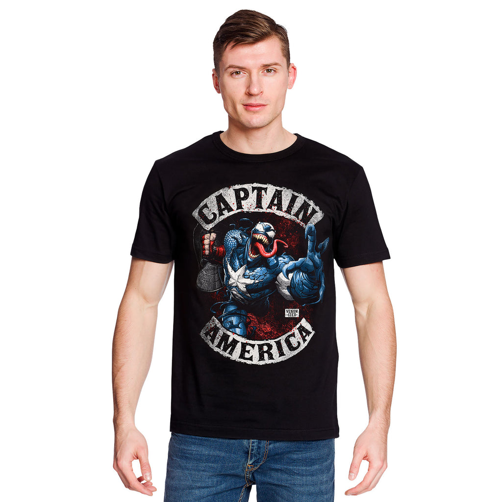 Product image Captain America - Venomized T-Shirt Black