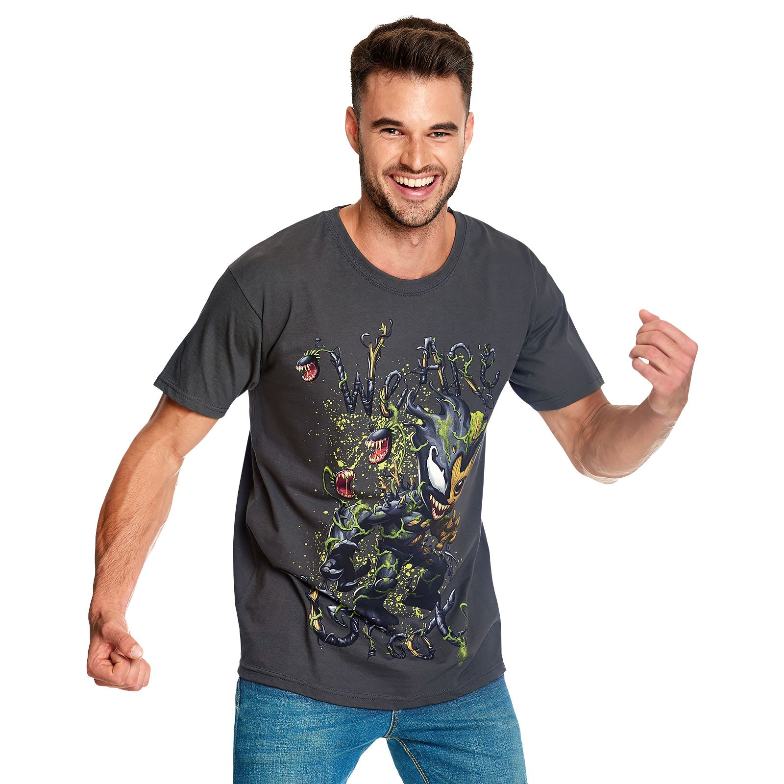 Product image Guardians of the Galaxy - Venomized Groot T-Shirt grey
