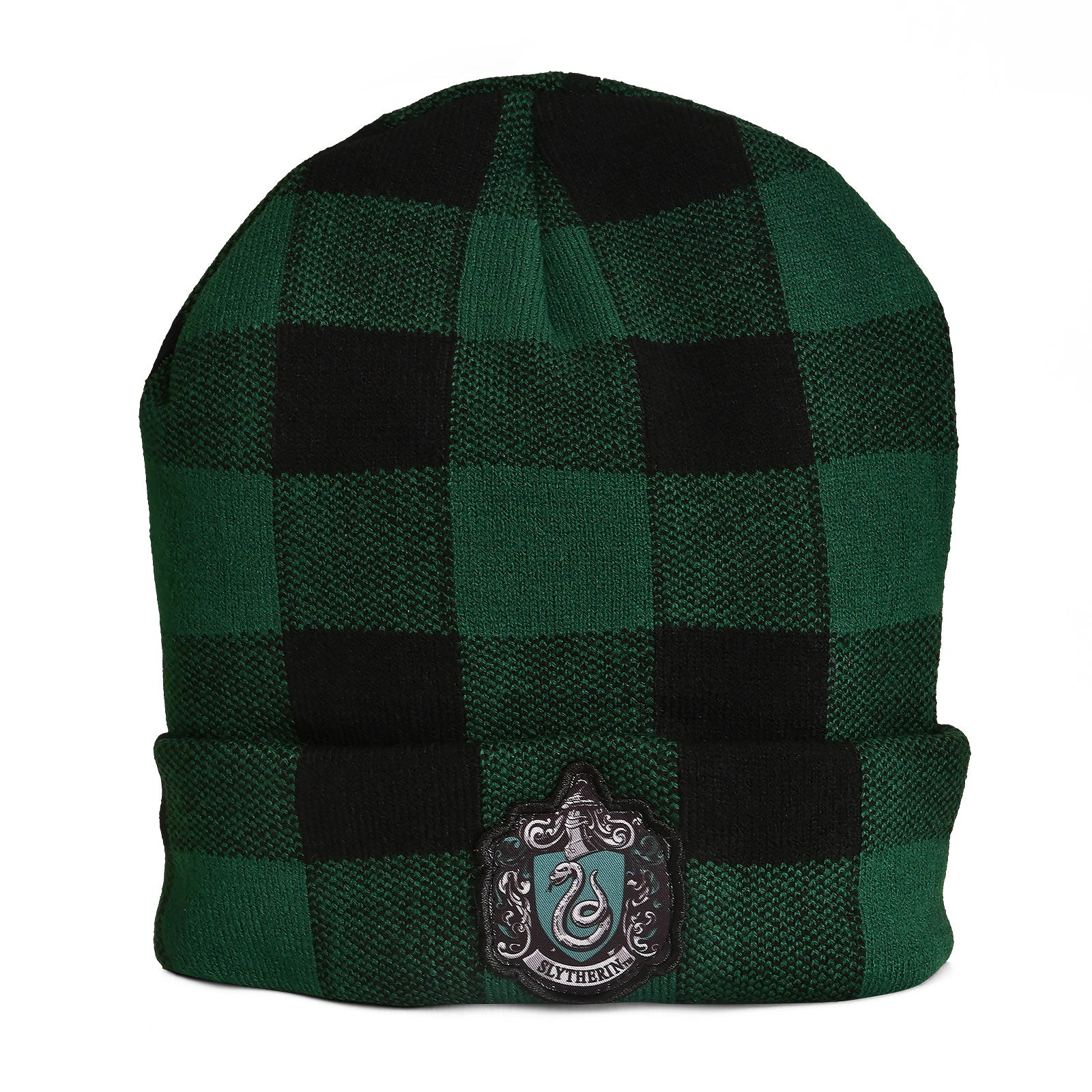 Product image Harry Potter - Slytherin Crest Checkered Beanie
