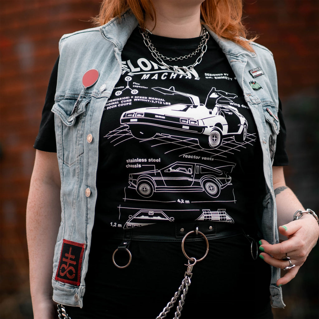 Product image Back to the Future - DeLorean T-Shirt Black
