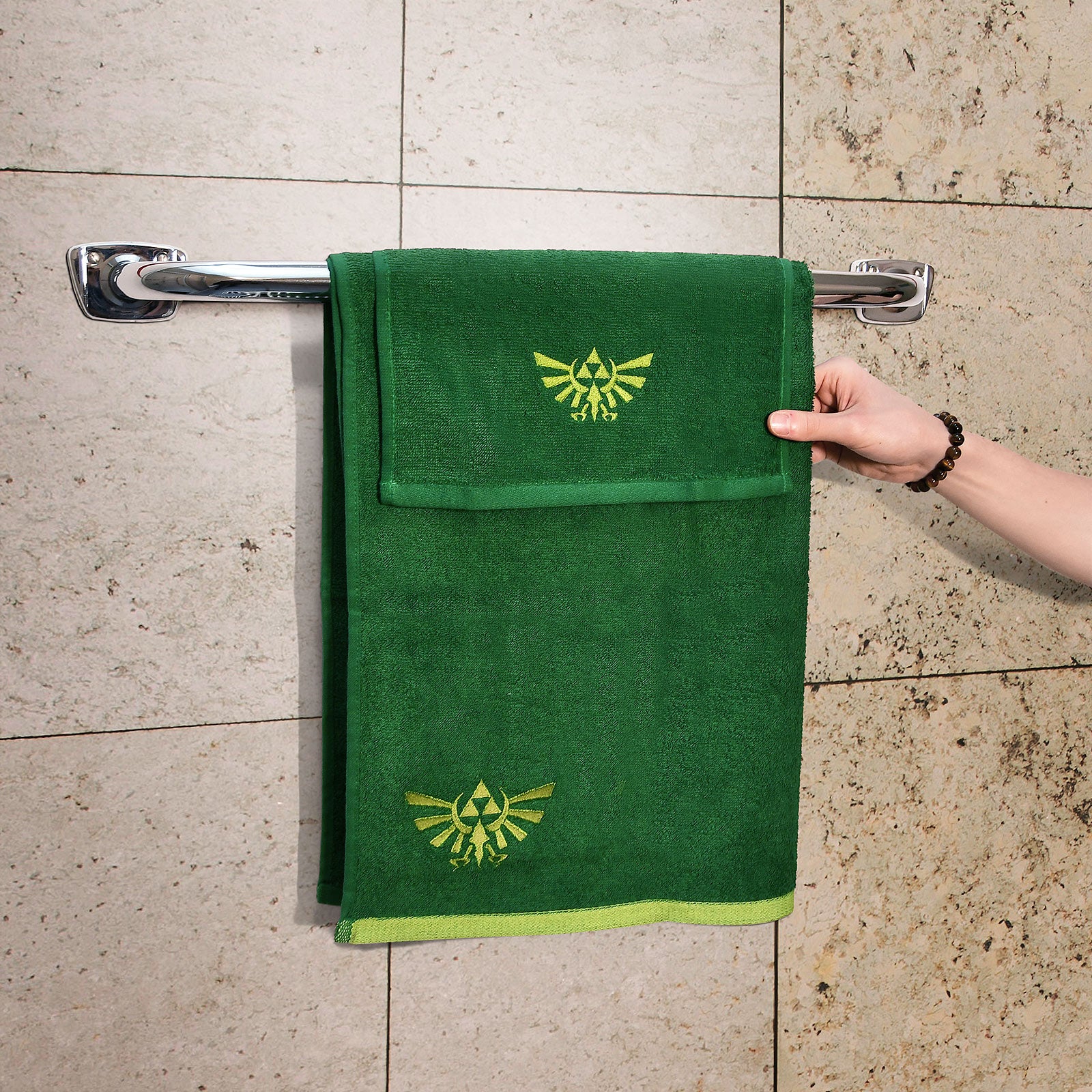 Product image Zelda - Hyrule Logo Towels with Washcloth 3-piece Set