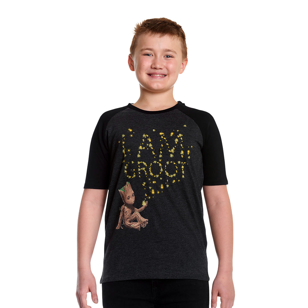 Product image Guardians of the Galaxy - Groot Glow in the Dark Kids T-Shirt Grey