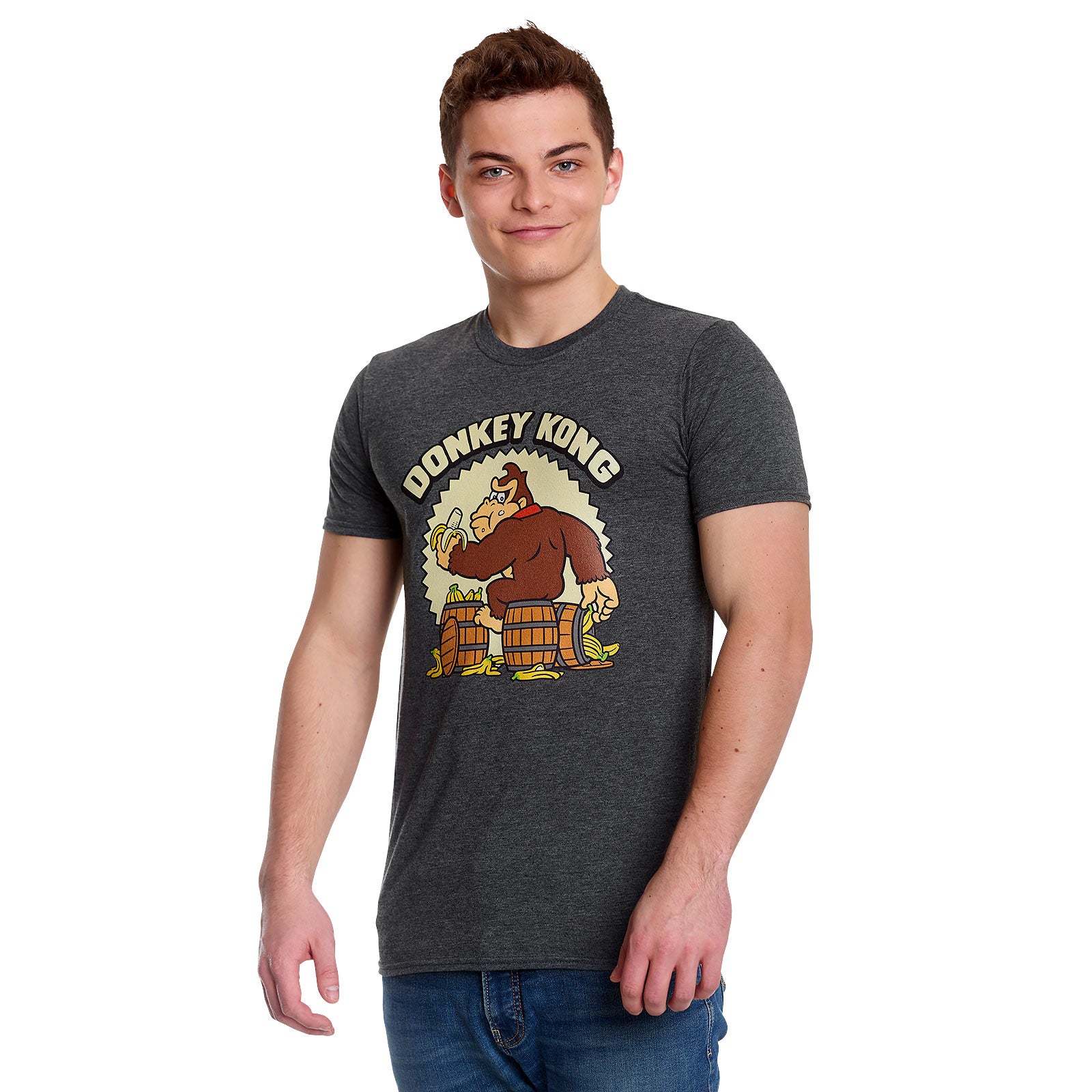 Product image Donkey Kong - Bananas T-Shirt Grey