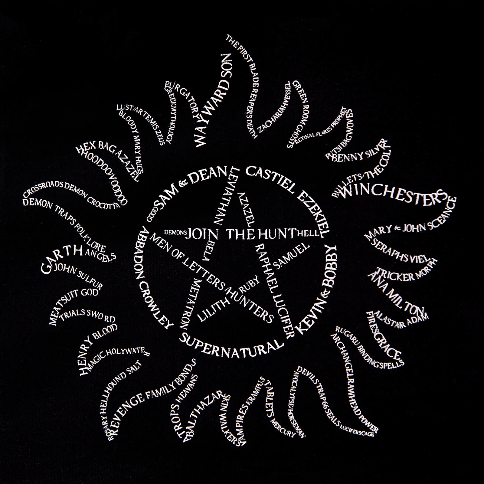 Product image Supernatural - Anti Possession Symbol Hoodie Black