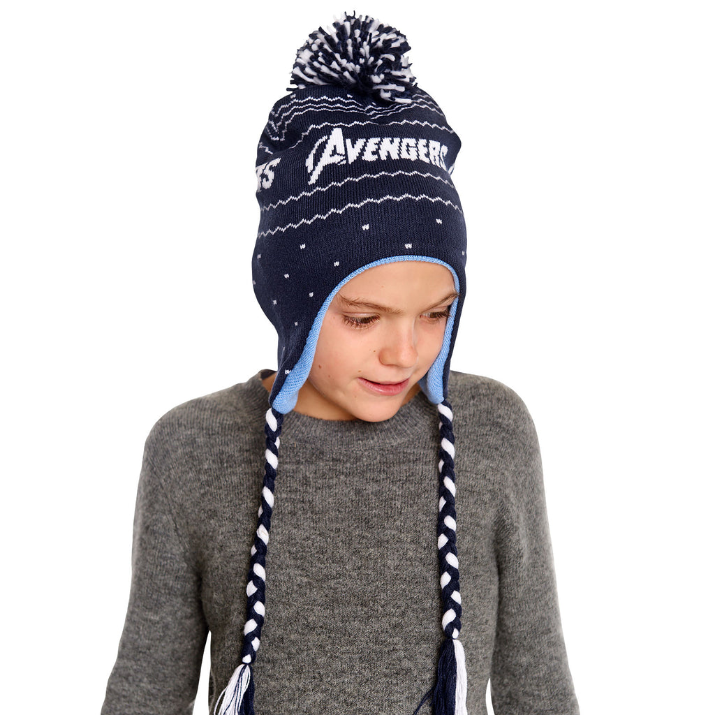 Product image Avengers - Logo Beanie with Pompoms