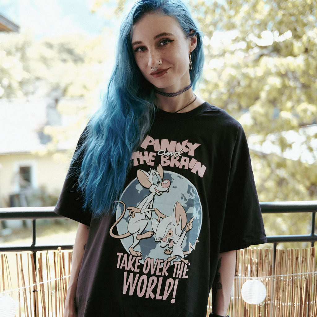 Product image Pinky and the Brain - Take Over The World T-Shirt black