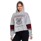 Product image Harry Potter - Hogwarts School Crop Hoodie Women's Grey