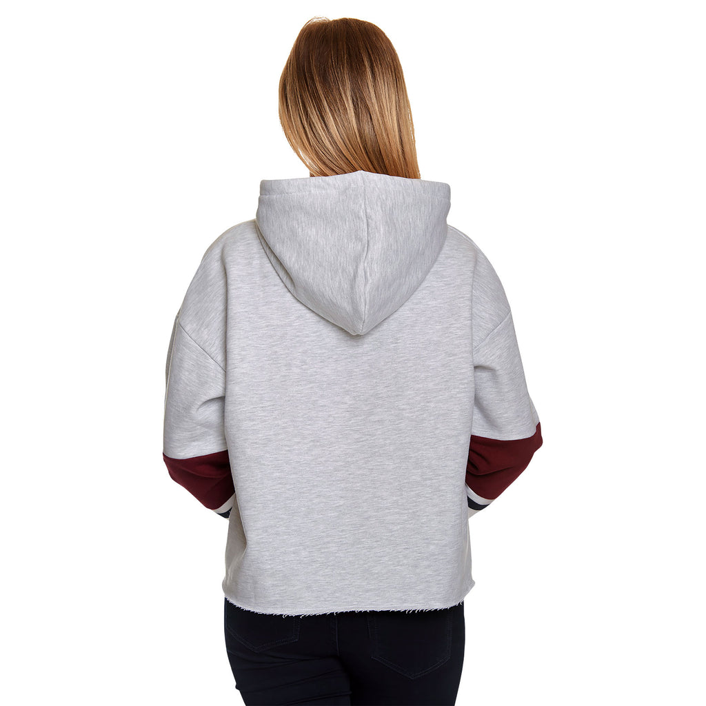 Product image Harry Potter - Hogwarts School Crop Hoodie Women's Grey