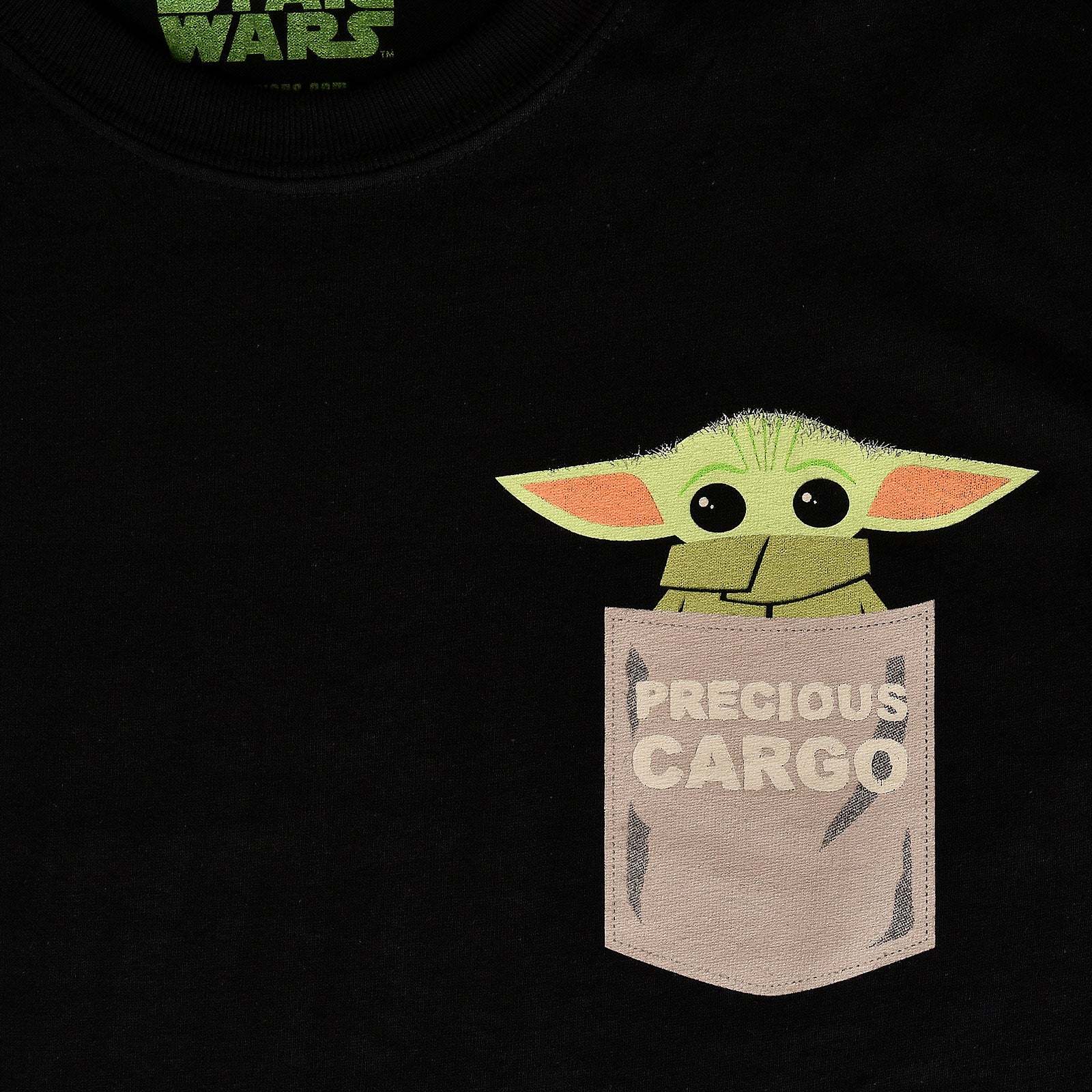 Product image The Child Precious Cargo T-Shirt Black - Star Wars The Mandalorian