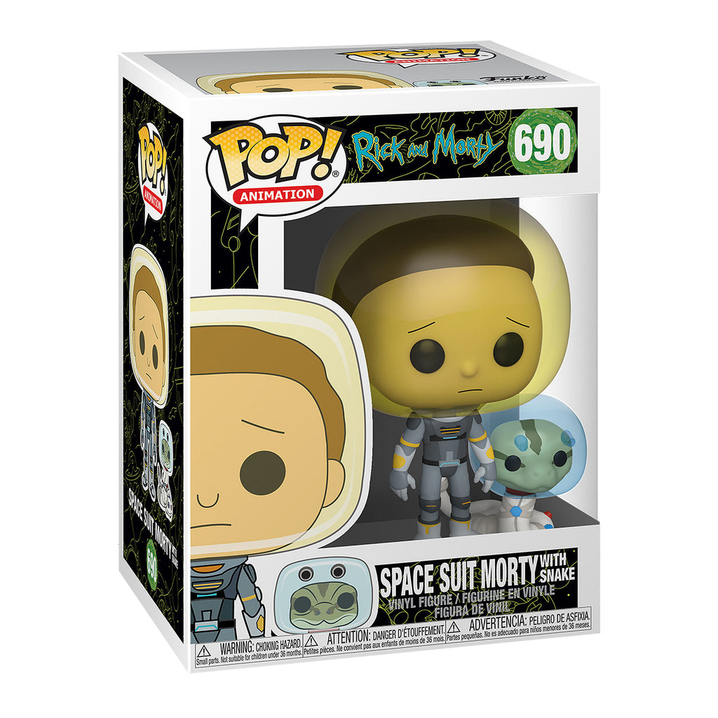 Product image Rick and Morty - Space Suit Morty With Snake Funko Pop Figure
