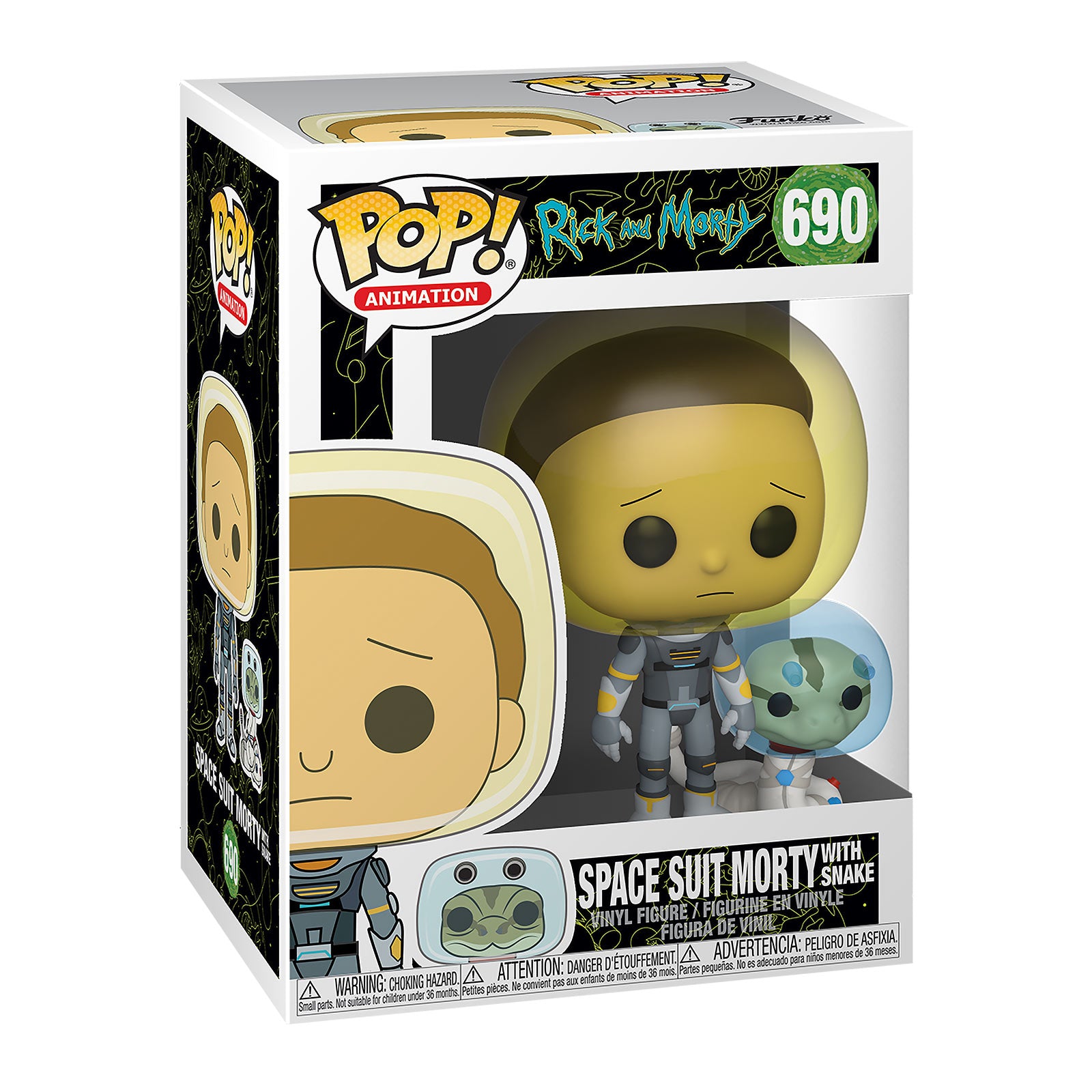 Product image Rick and Morty - Space Suit Morty With Snake Funko Pop Figure