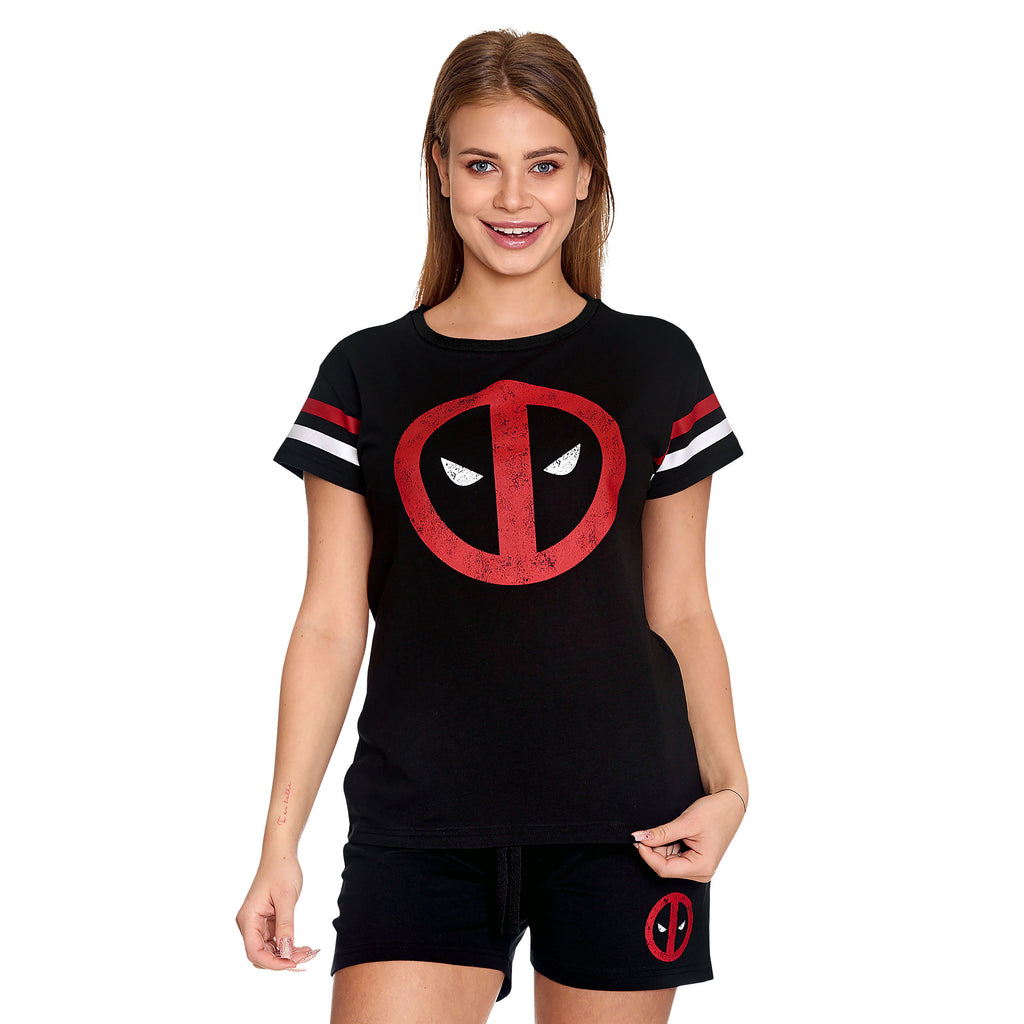 Product image Deadpool - Logo Pyjama short women black