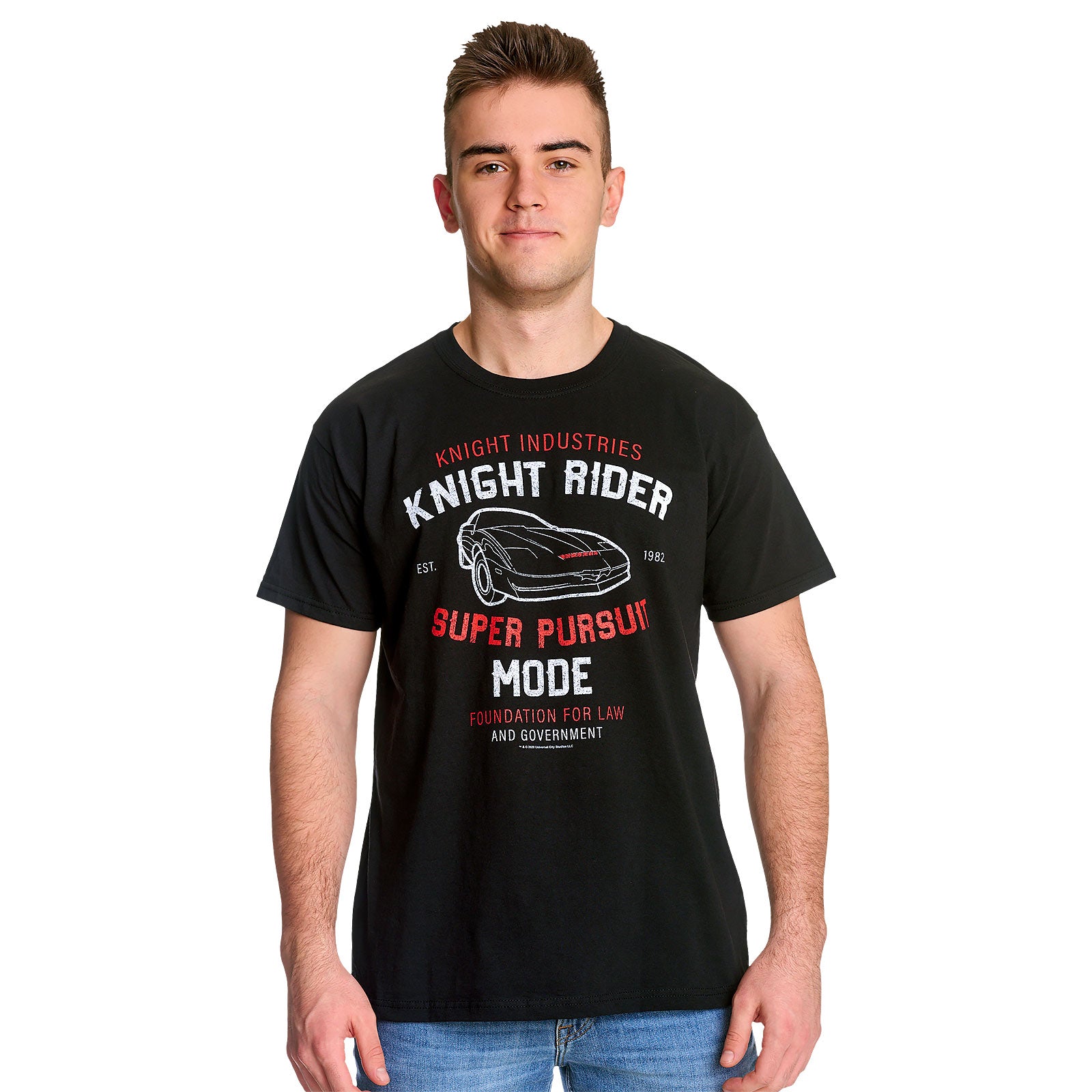 Product image Knight Rider - K.I.T.T. Super Pursuit Mode T-Shirt black