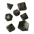 Product image Dragons RPG dice set 7pcs green