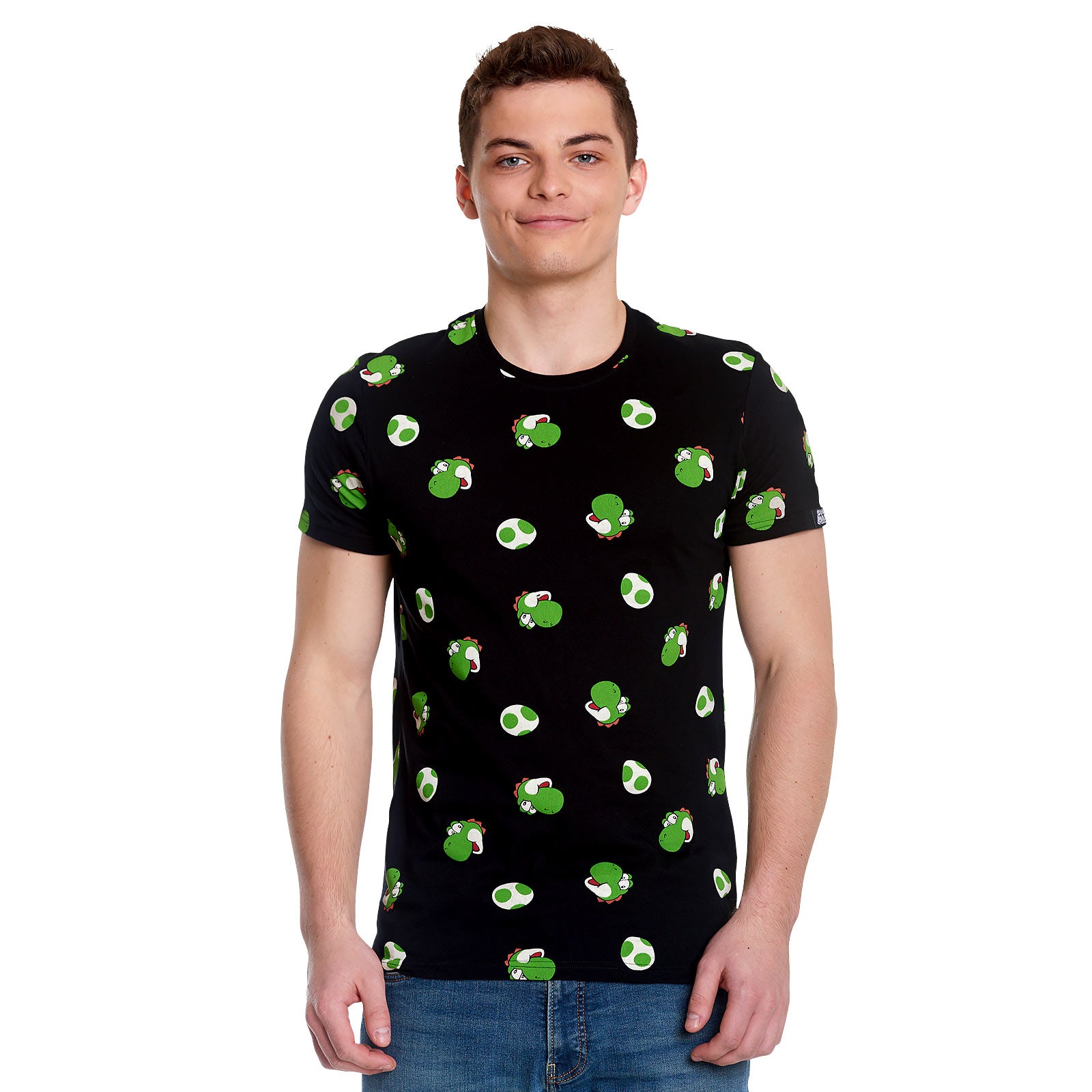 Product image Super Mario - Yoshi & Eggs T-Shirt Black
