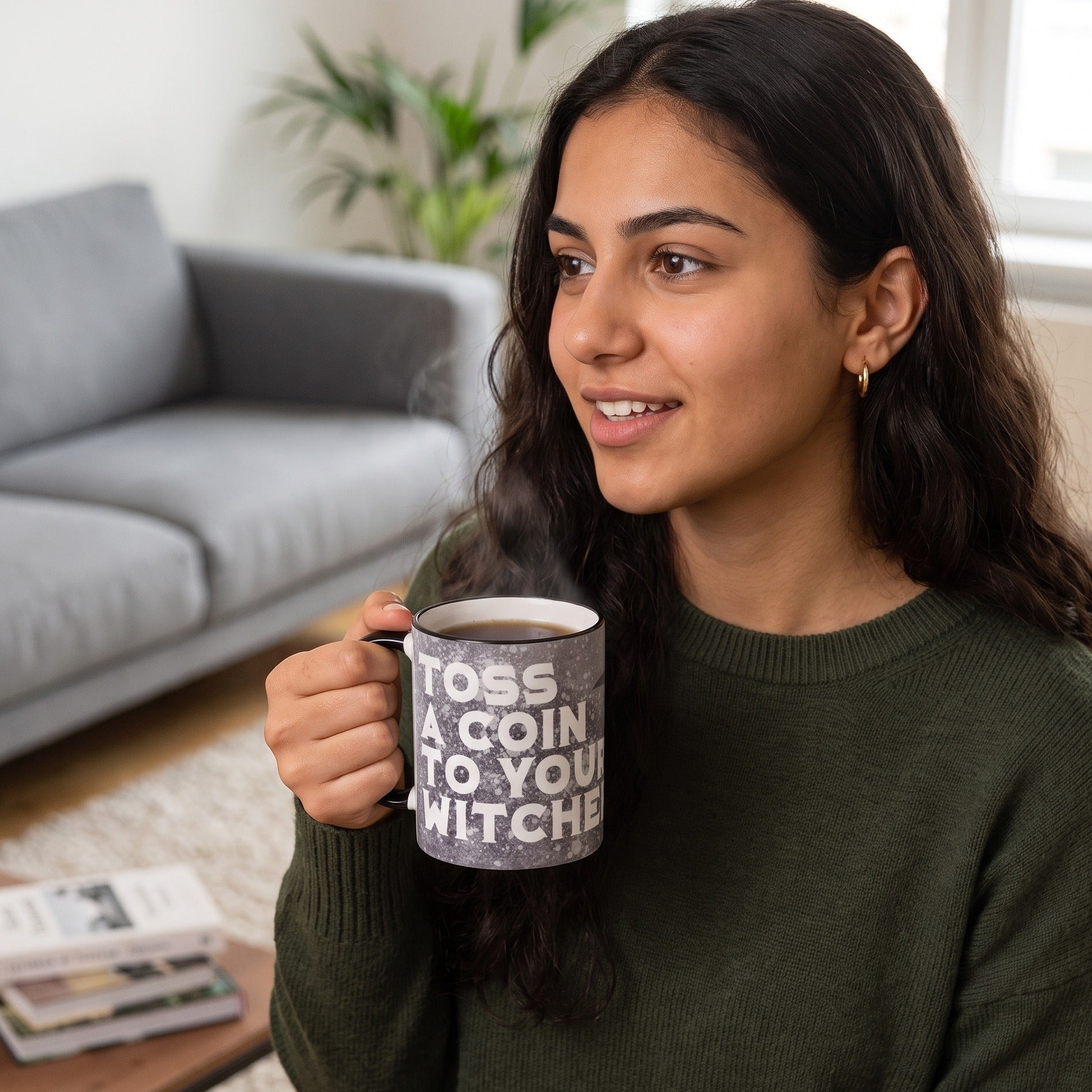 Product image Toss a Coin Mug for Witcher Fans