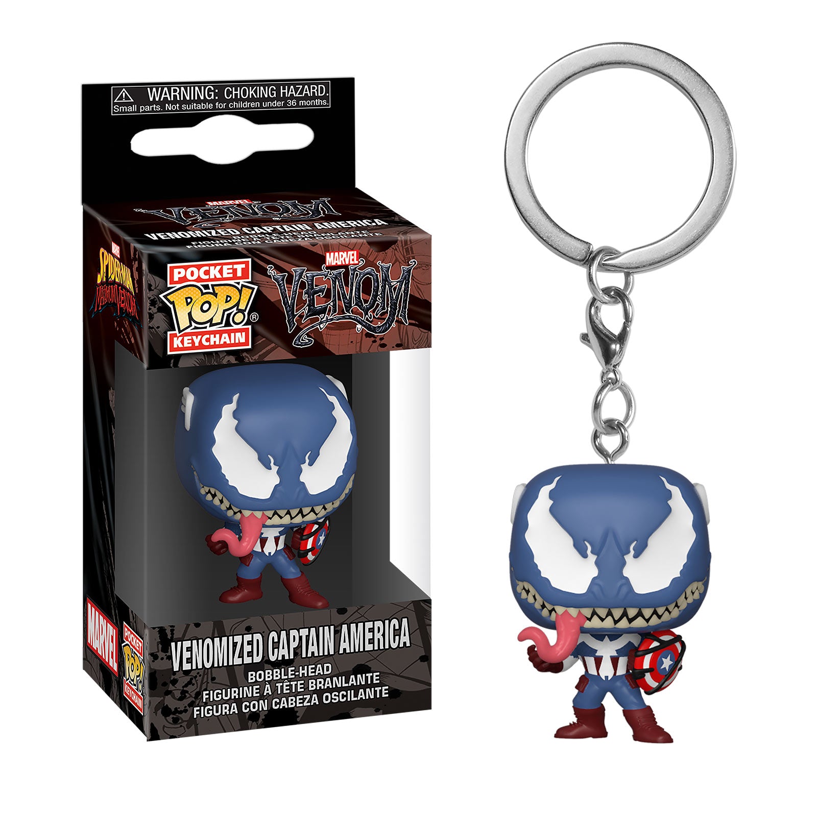 Product image Marvel - Venomized Captain America Funko Pop Keychain