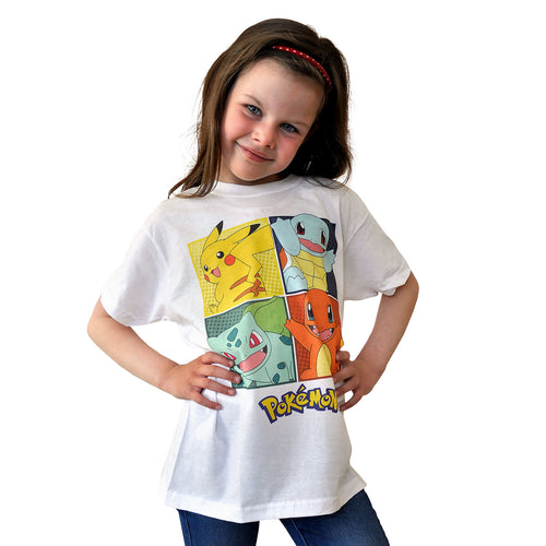 Product image Pokemon - Kanto Starter Children's T-Shirt White