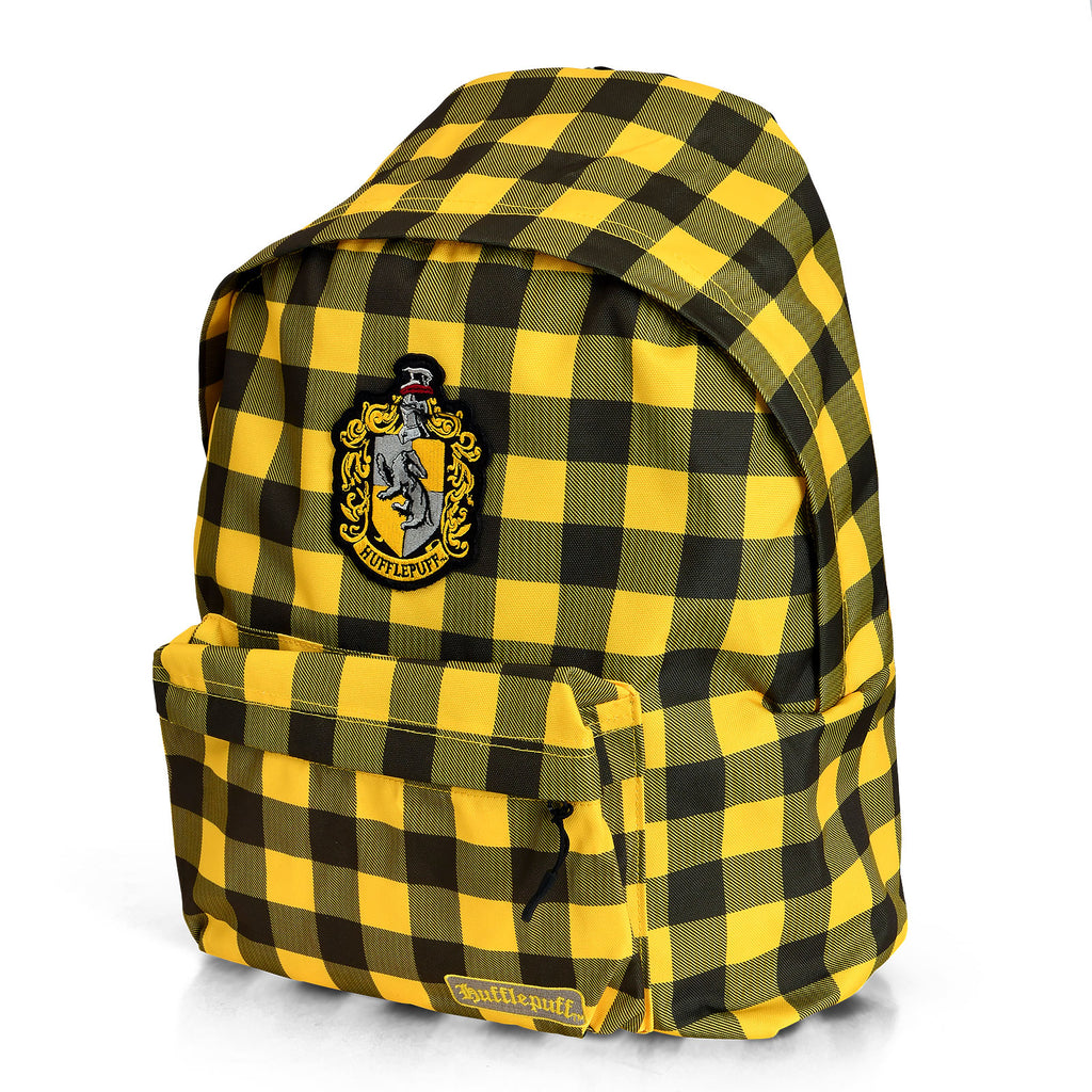 Product image Harry Potter - Hufflepuff Crest Checkered Backpack