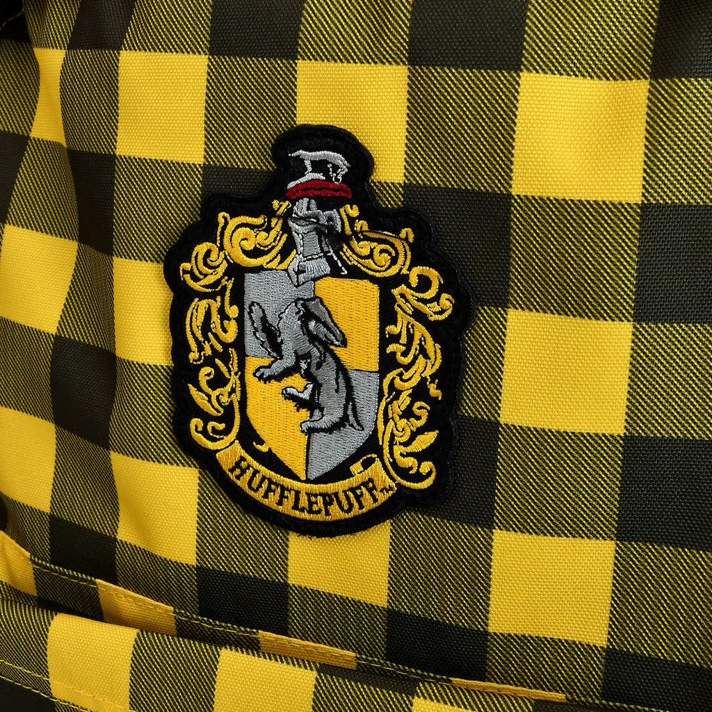 Product image Harry Potter - Hufflepuff Crest Checkered Backpack