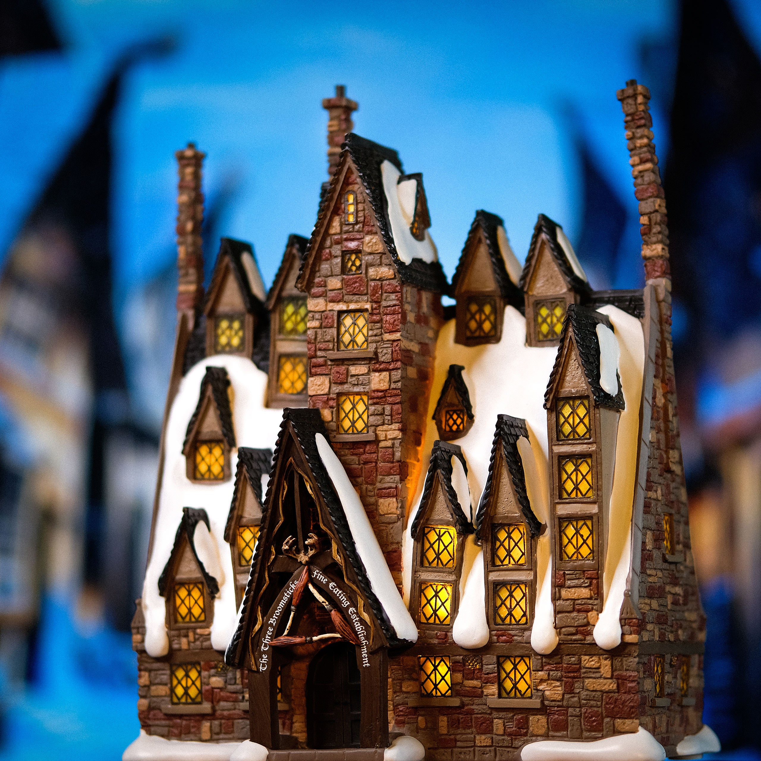 Product image Three brooms miniature replica with lighting - Harry Potter