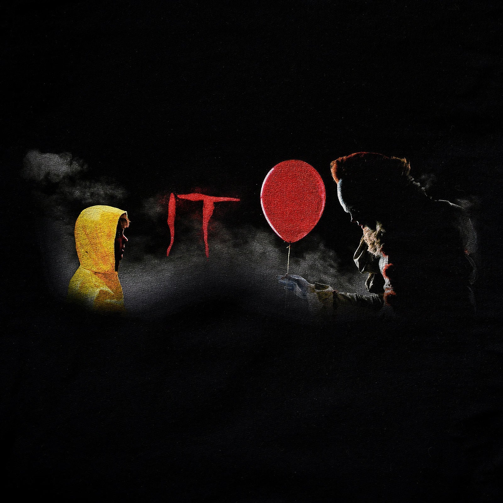 Product image Stephen King's IT - Pennywise and Georgie Hoodie Black