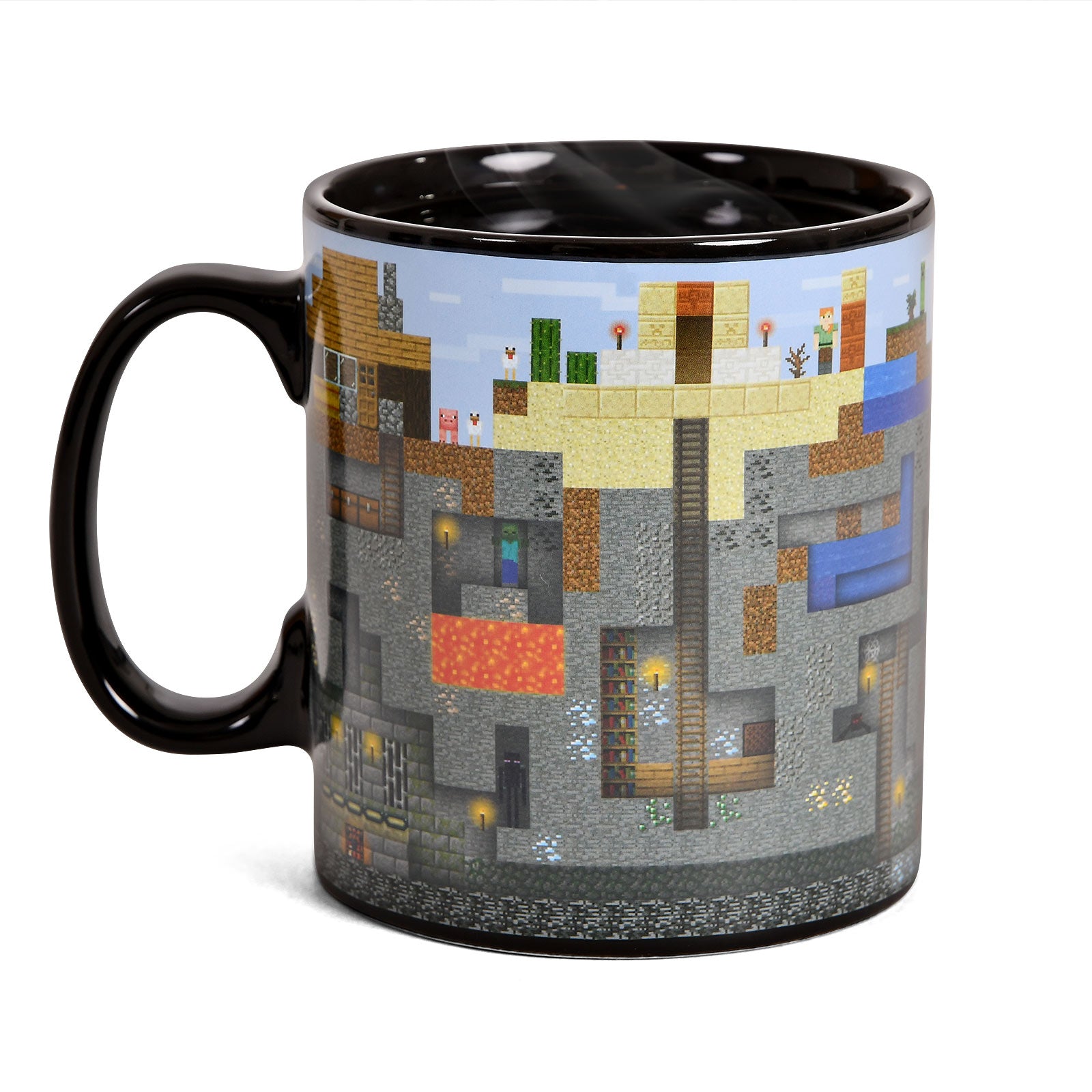 Product image Minecraft - Pixel World Thermo Effect Mug