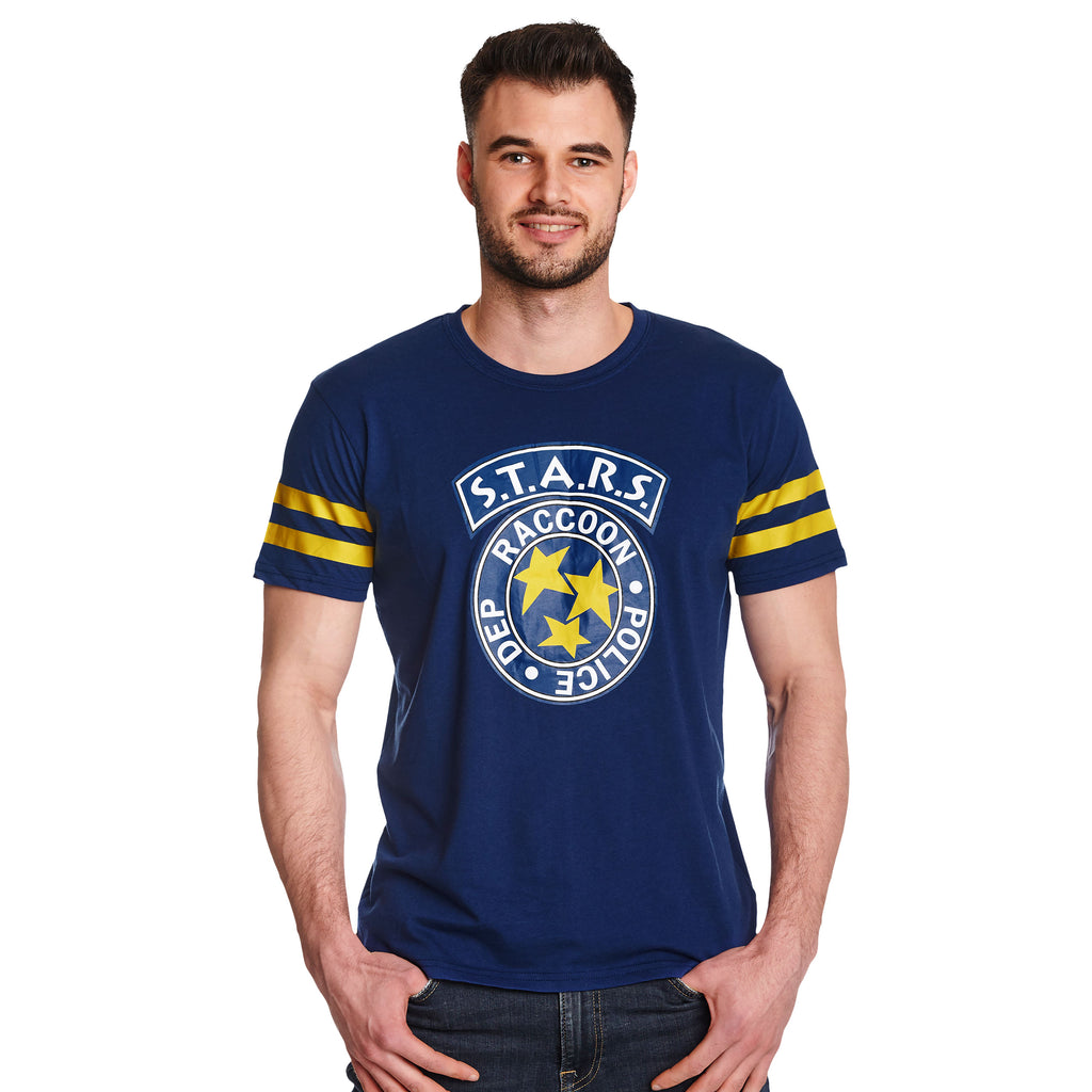 Product image Resident Evil - S.T.A.R.S. Football T-Shirt Blue