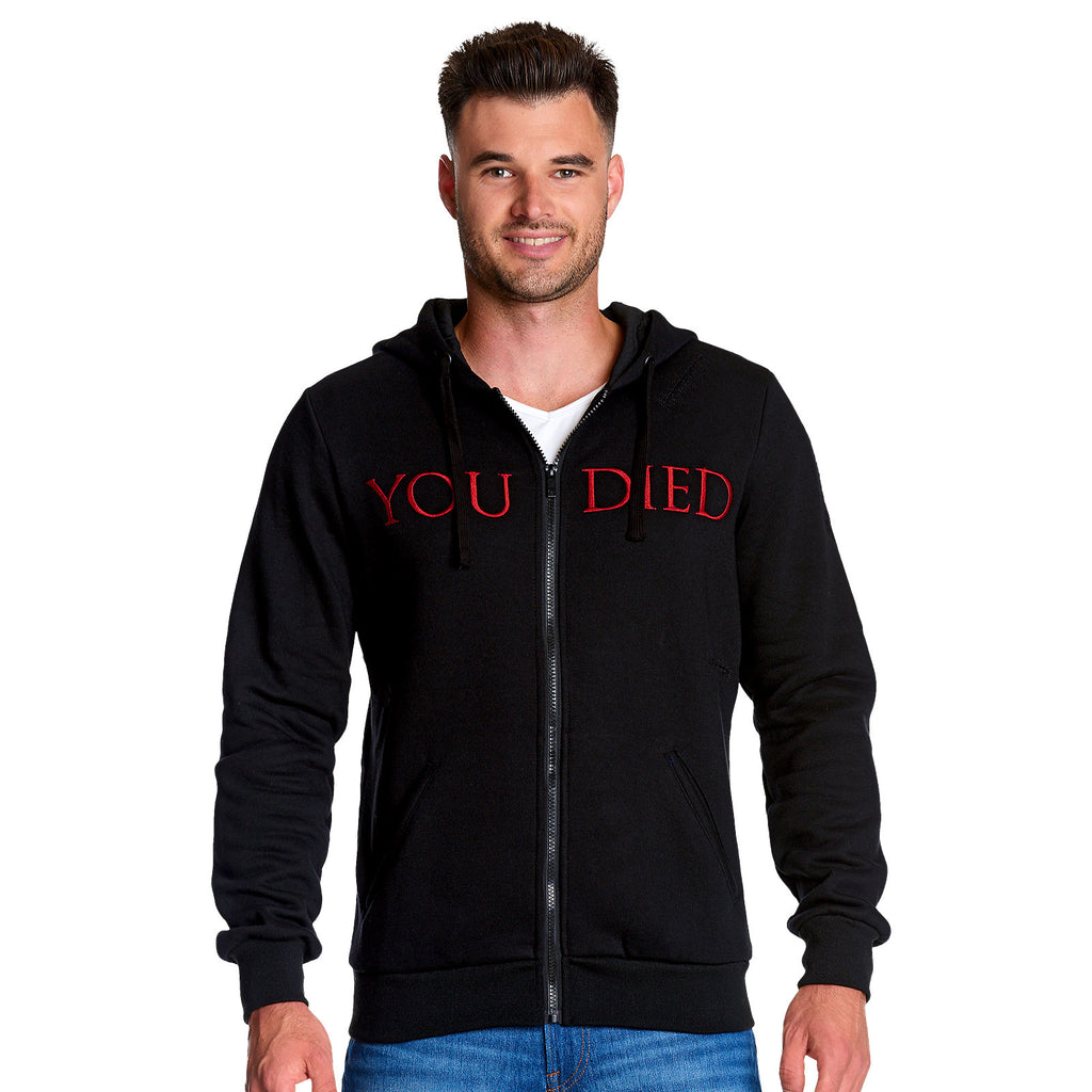 Product image Dark Souls - You Died Destroyed Hoodie Black