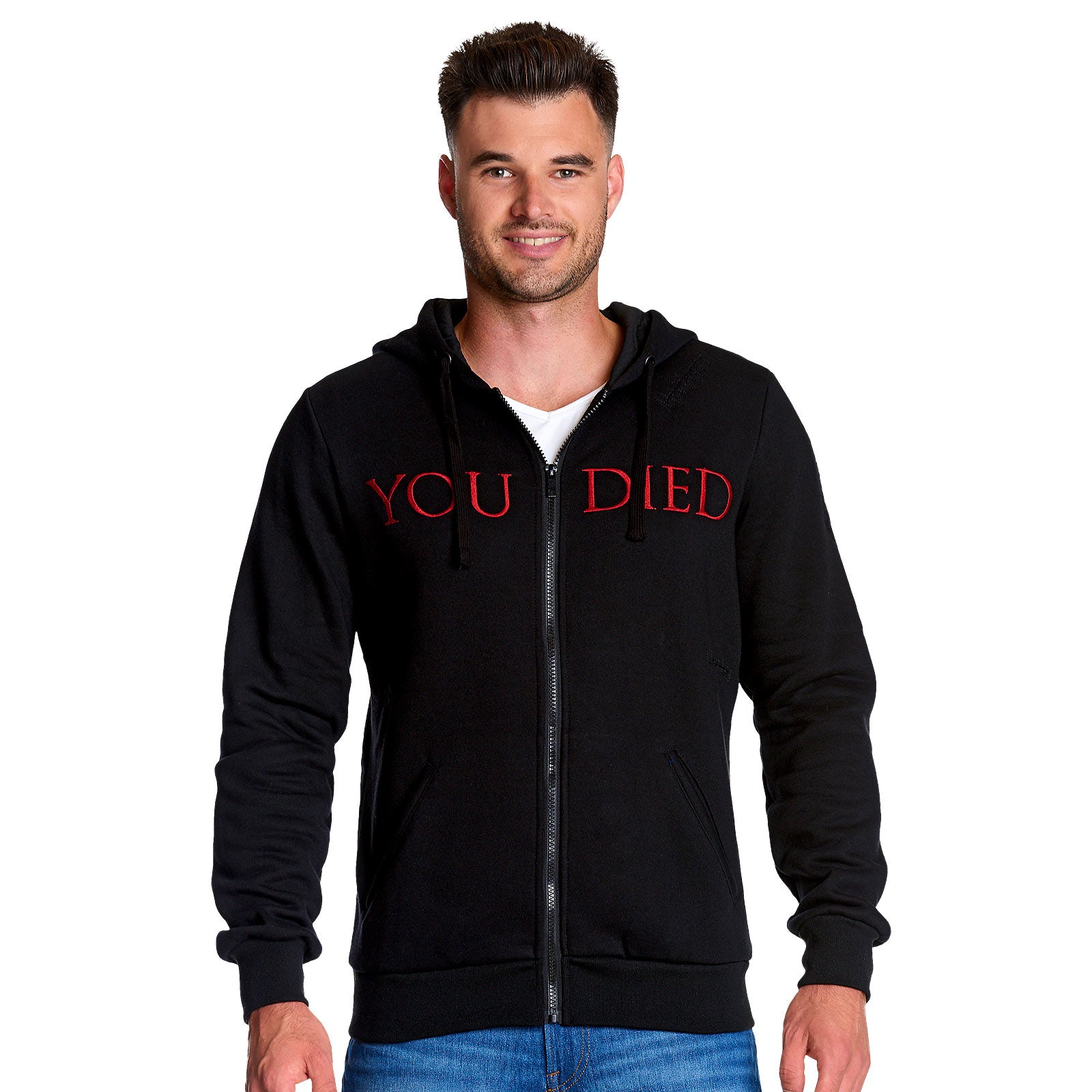 Product image Dark Souls - You Died Destroyed Hoodie Black