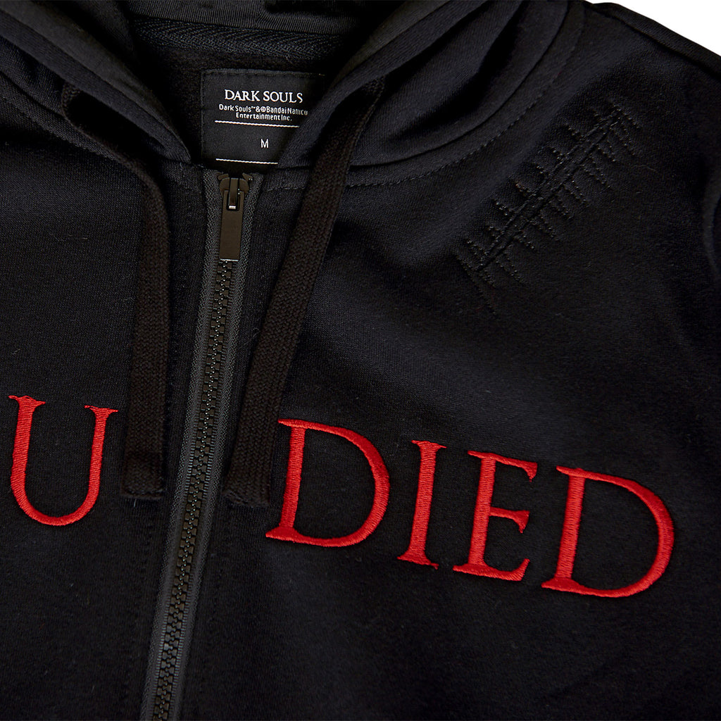 Product image Dark Souls - You Died Destroyed Hoodie Black