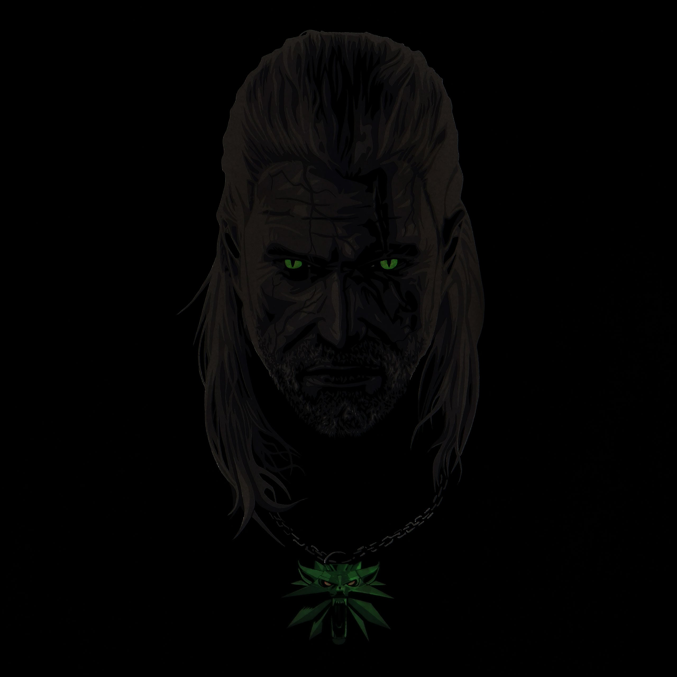 Product image Witcher - Poisoned Geralt Glow in the Dark T-Shirt Black