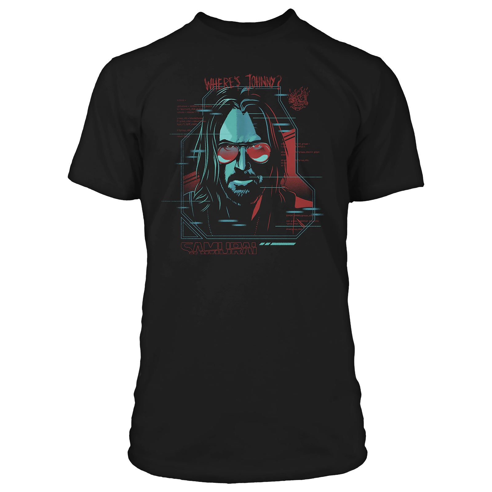 Product image Cyberpunk 2077 - Digital Ghost T-Shirt Black