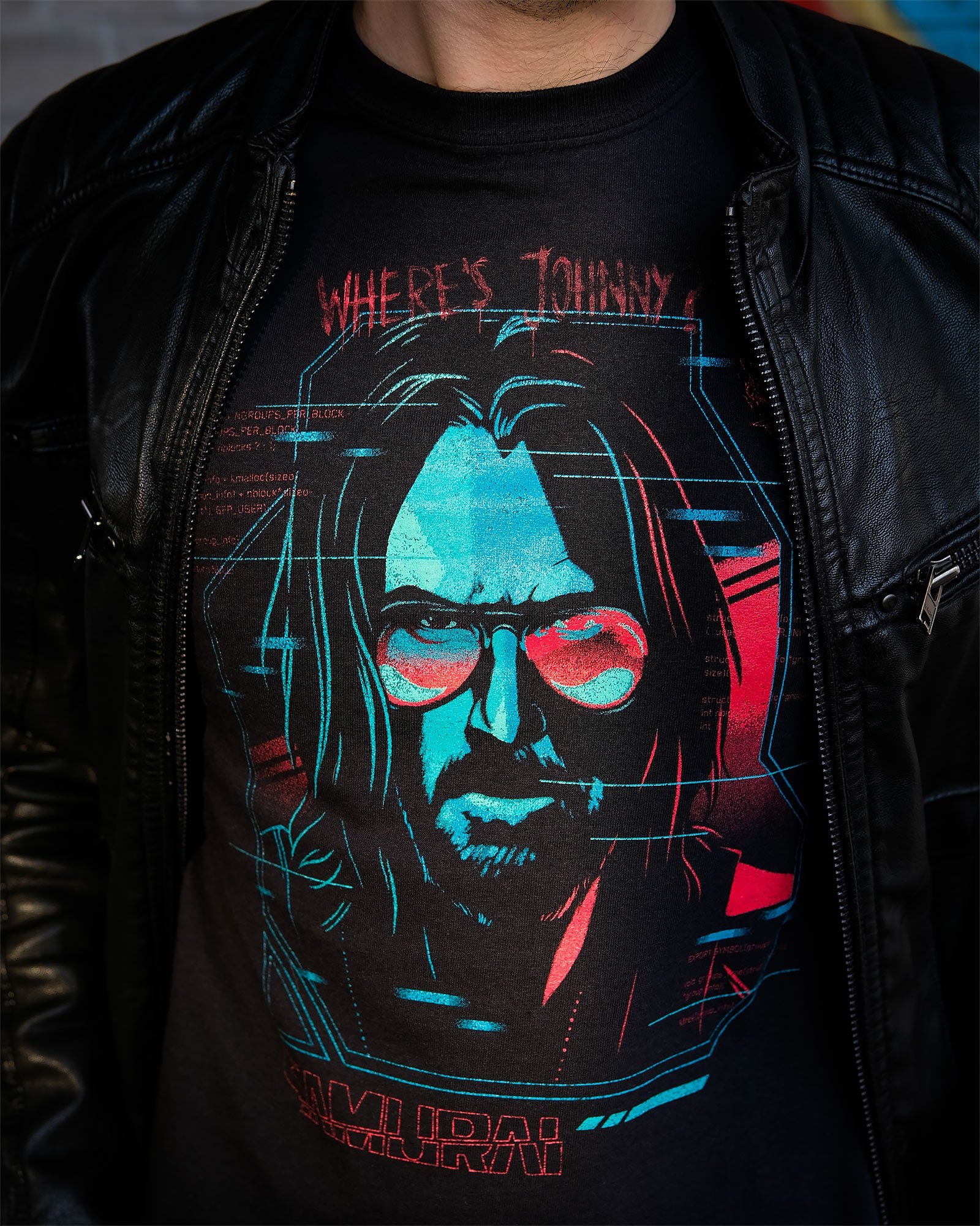Product image Cyberpunk 2077 - Digital Ghost T-Shirt Black