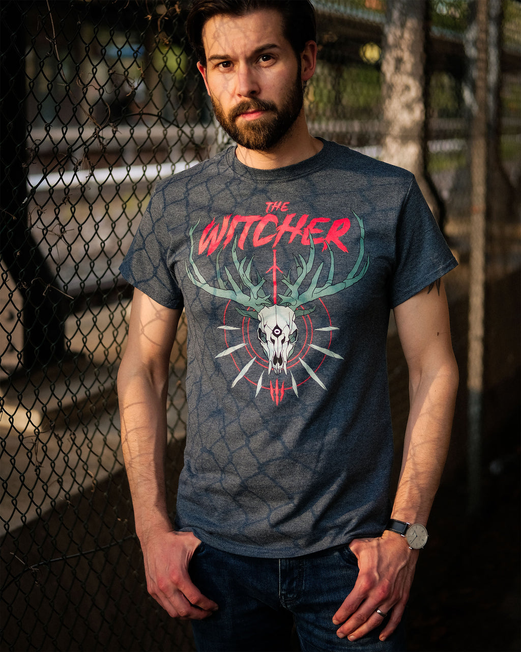 Product image Witcher - Trophy Hunter T-Shirt grey