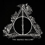 Product image Harry Potter - Floral Deathly Hallows Women's T-Shirt Black