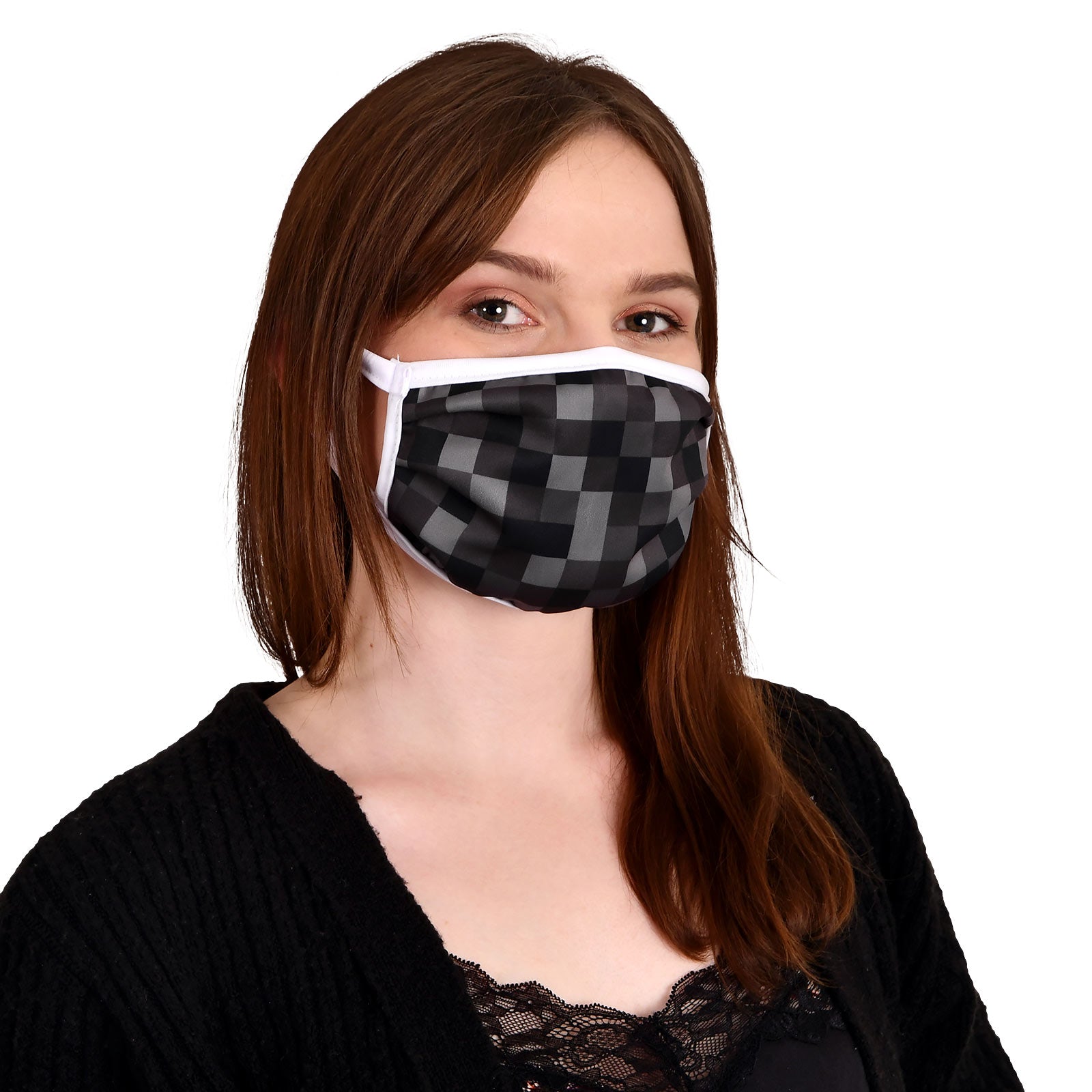 Product image Pixel Face Mask for Minecraft Fans